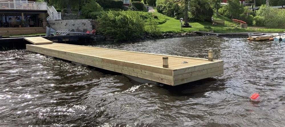 18 meter träinklädd träbetong i Örebro