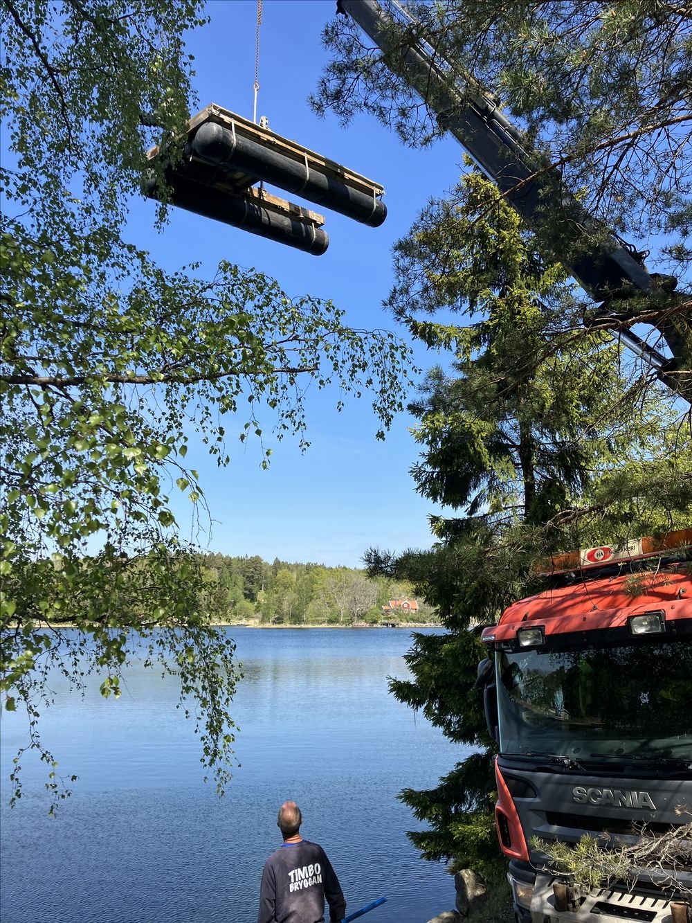 Vår bojflotte högt uppe i det blå