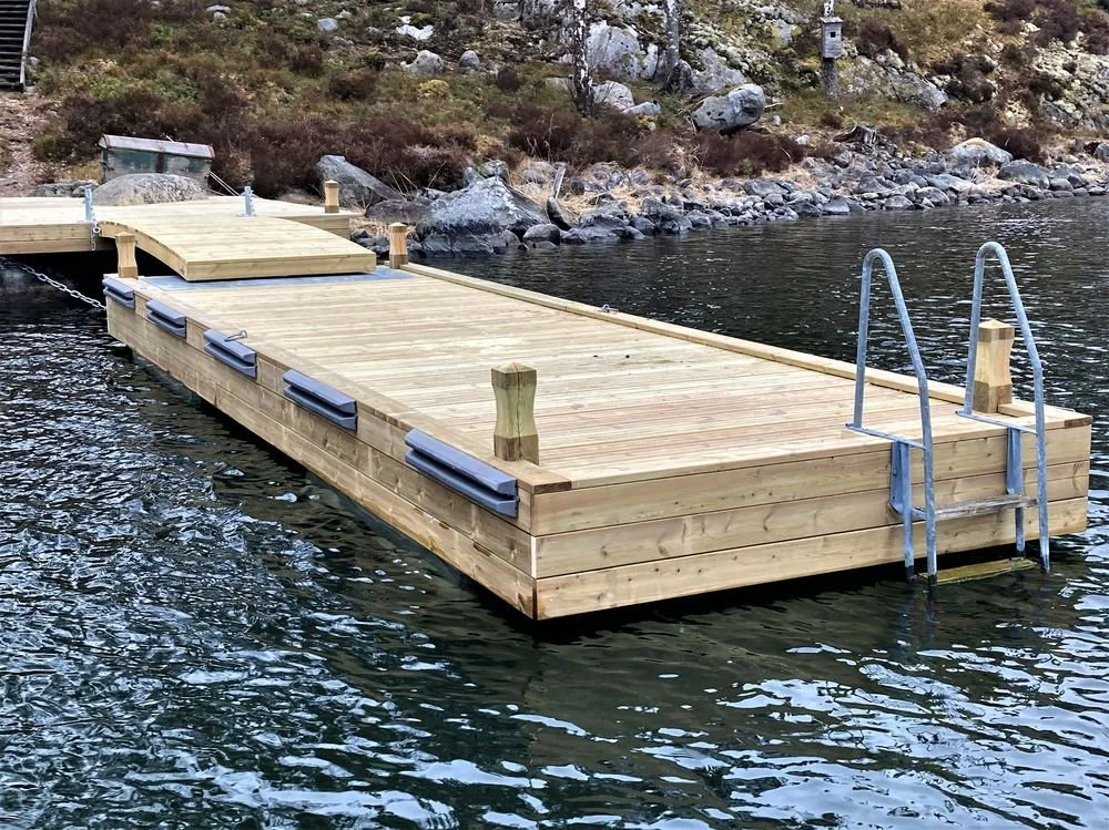 Nu är bryggan i förra inlägget klar