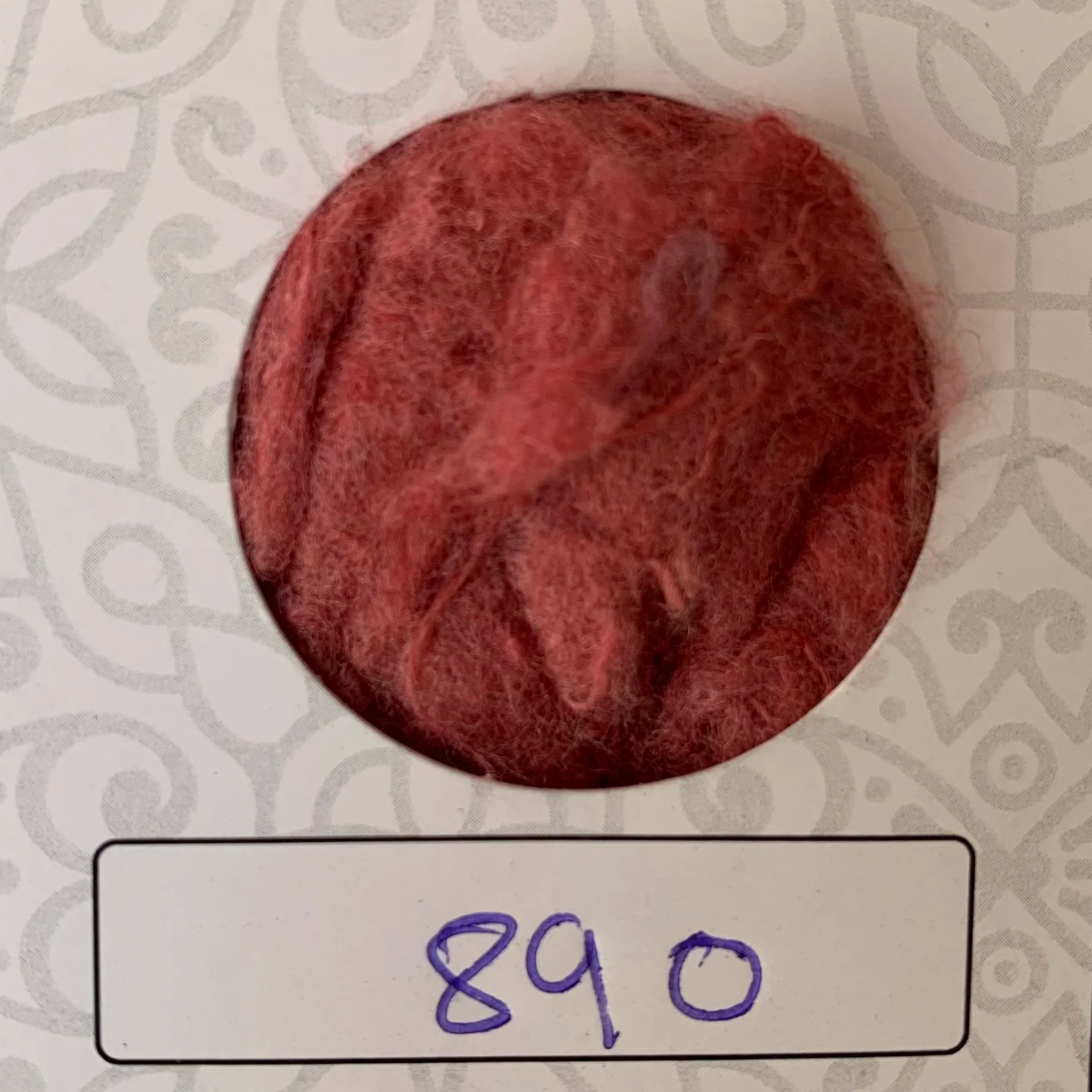 cotton fiber Indian Red