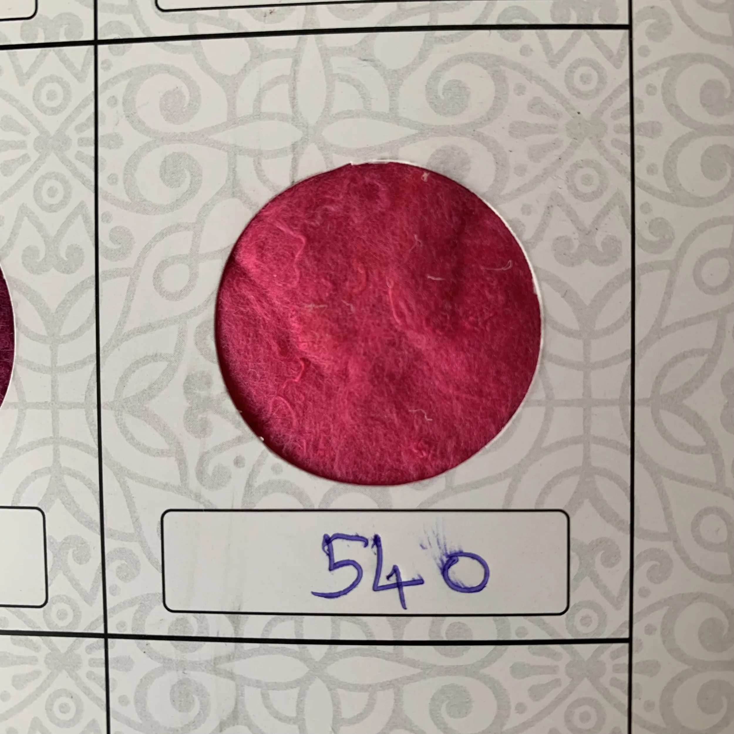 cotton fiber Munsell Red