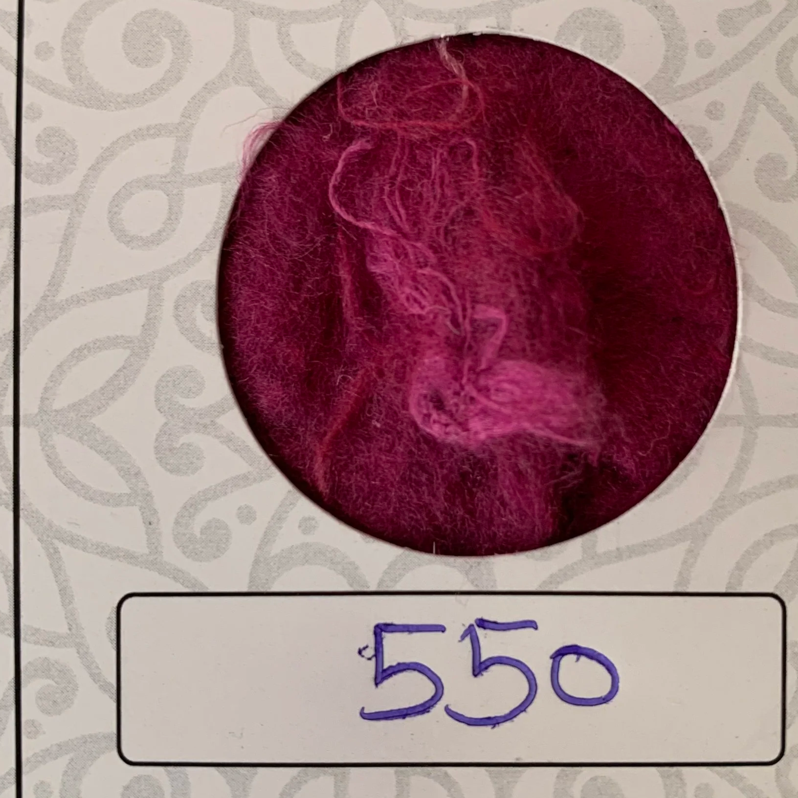 cotton fiber purple