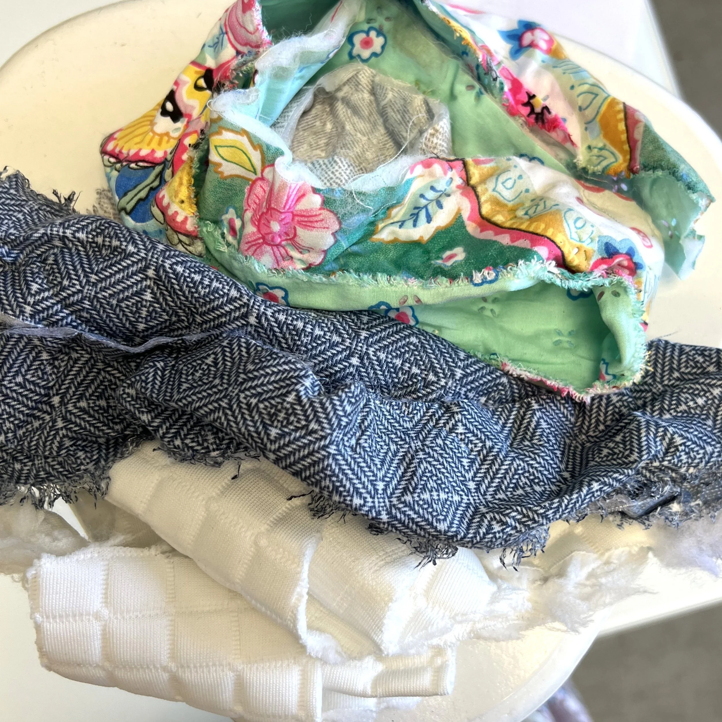 Polyester Wadding Waste 1