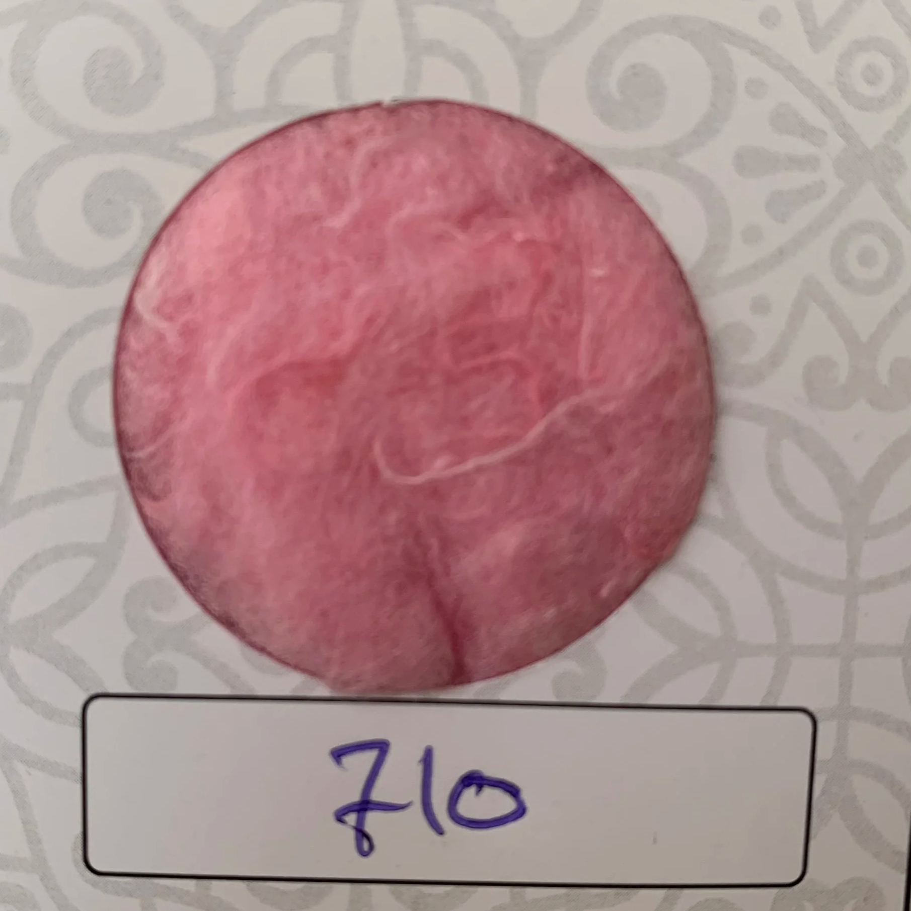 cotton fiber baby pink