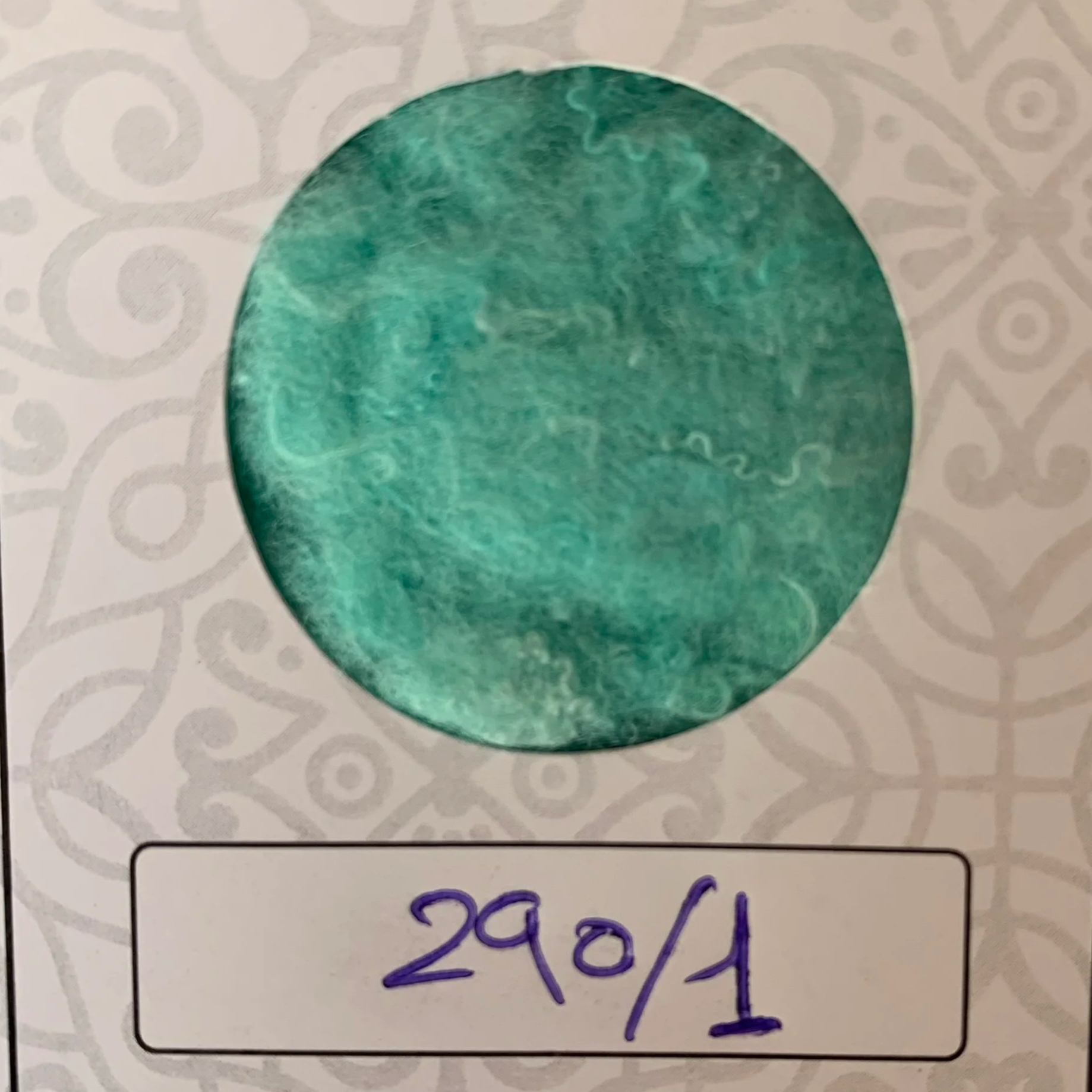 cotton fiber jade green