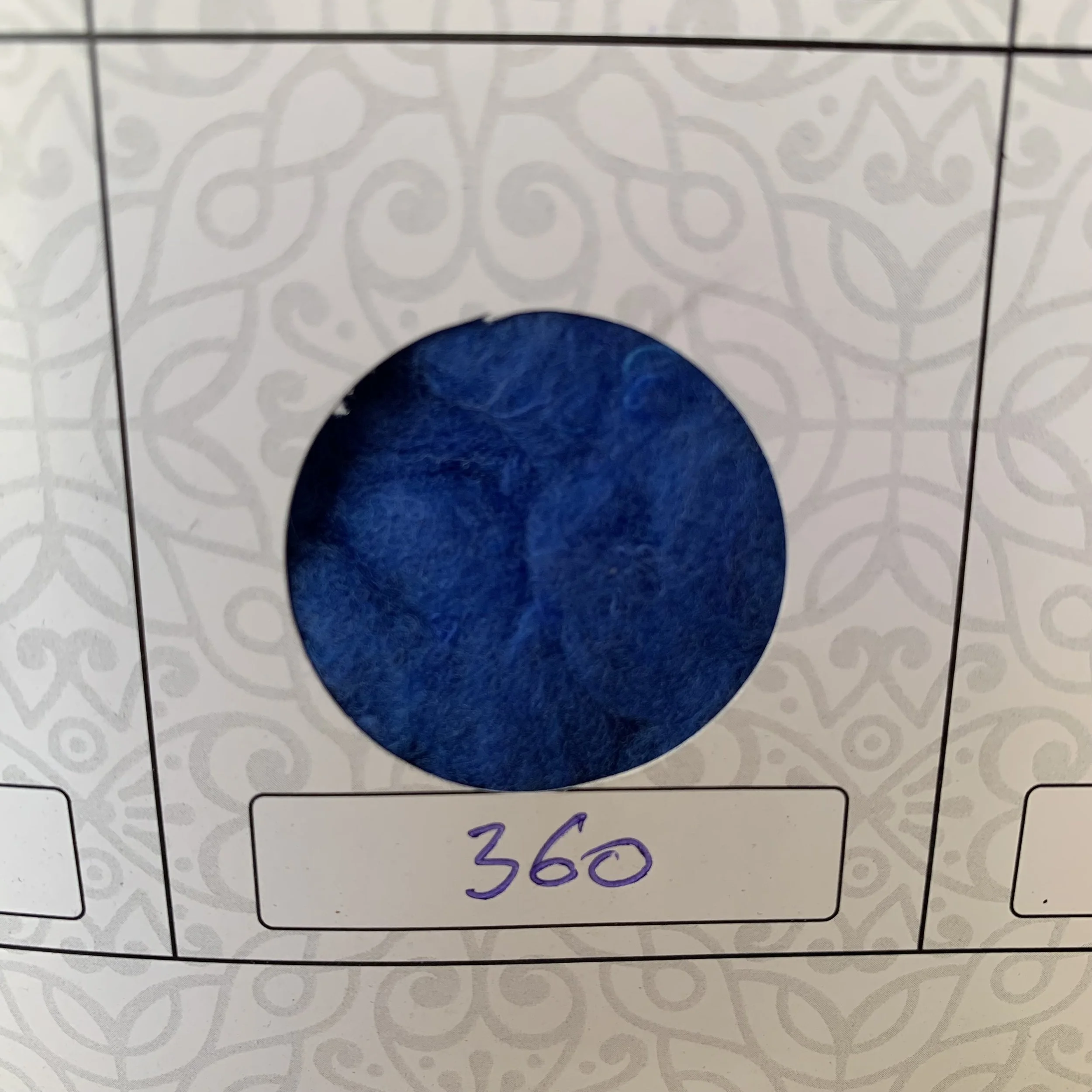 cotton fiber royal blue