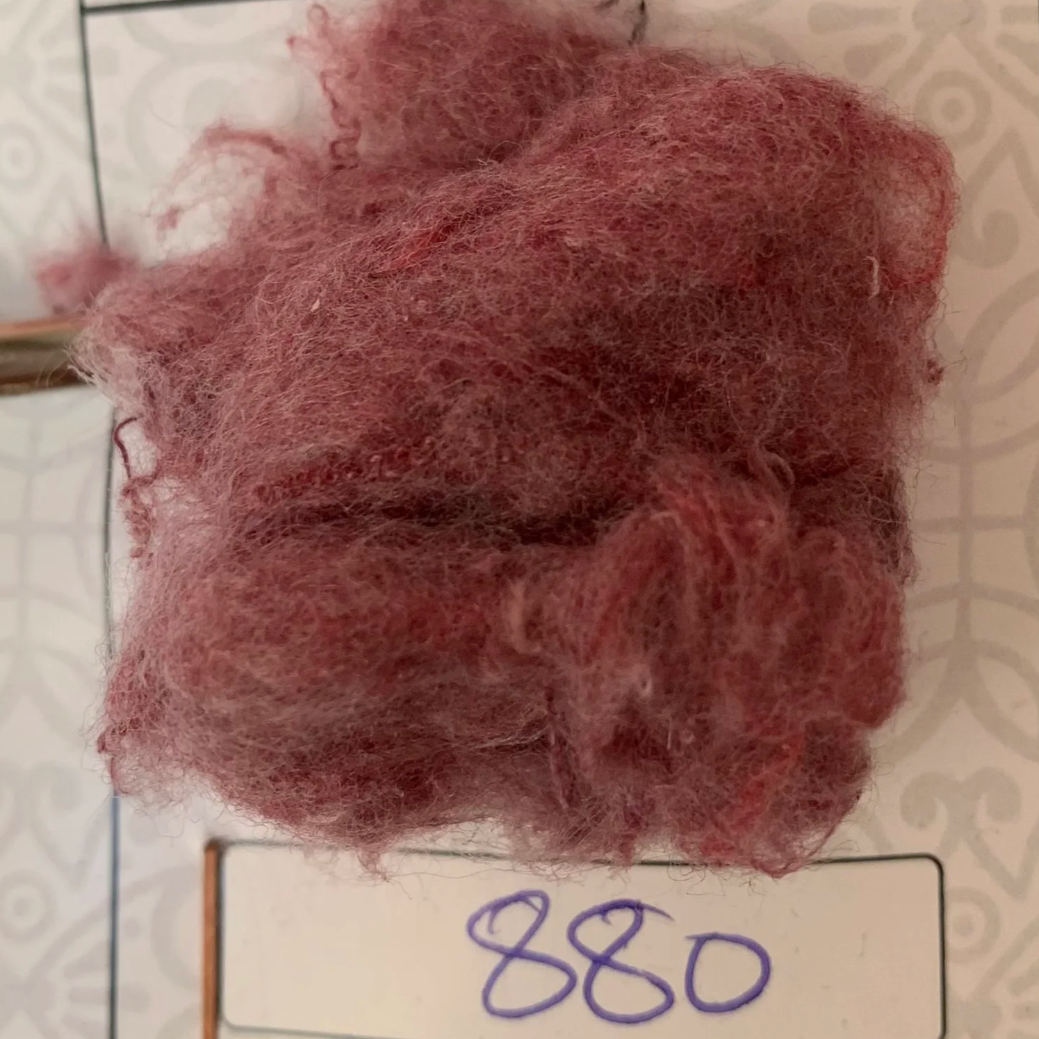 cotton fiber Dark Redwood