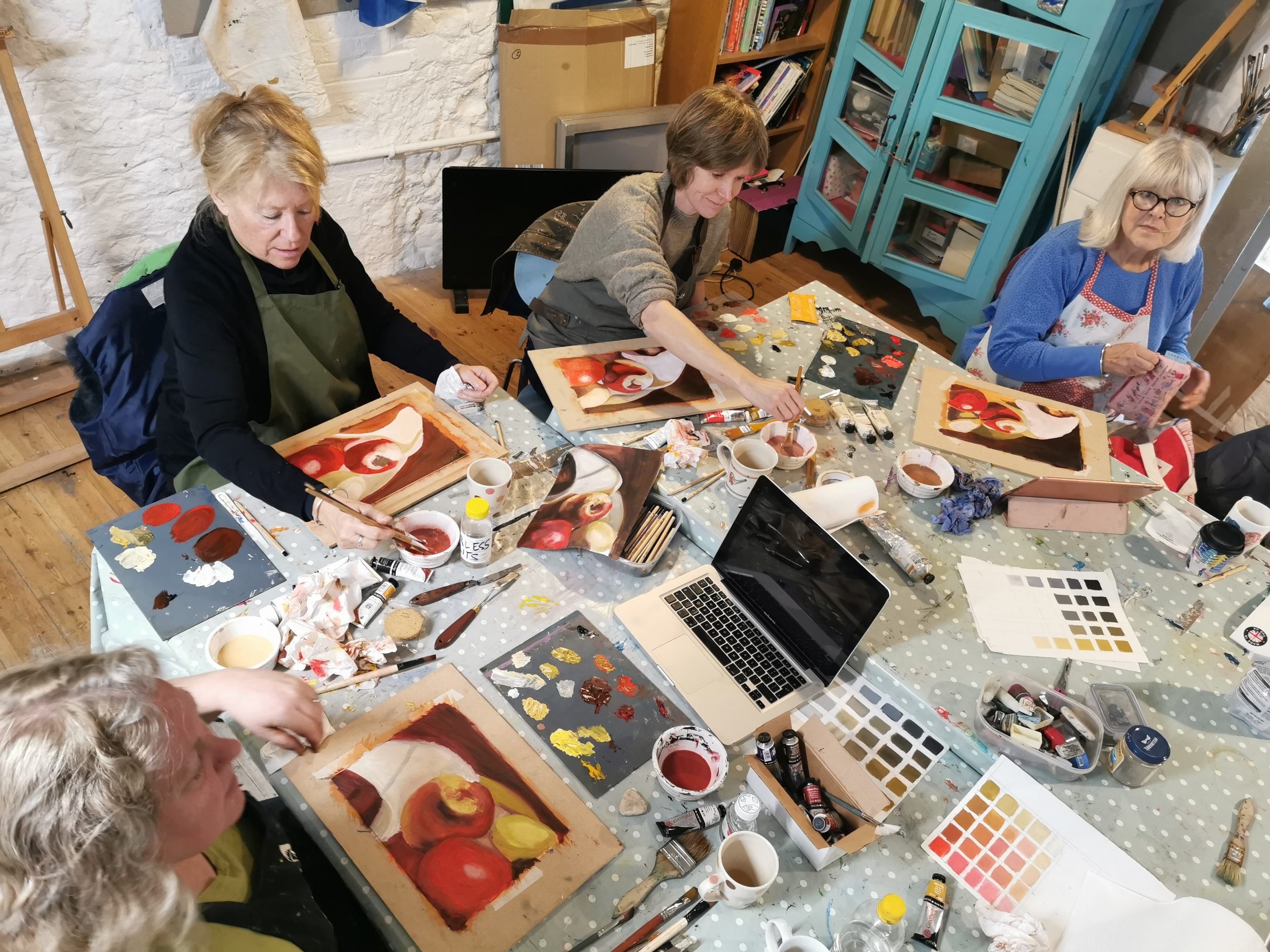 ladies on great painting course.jpg