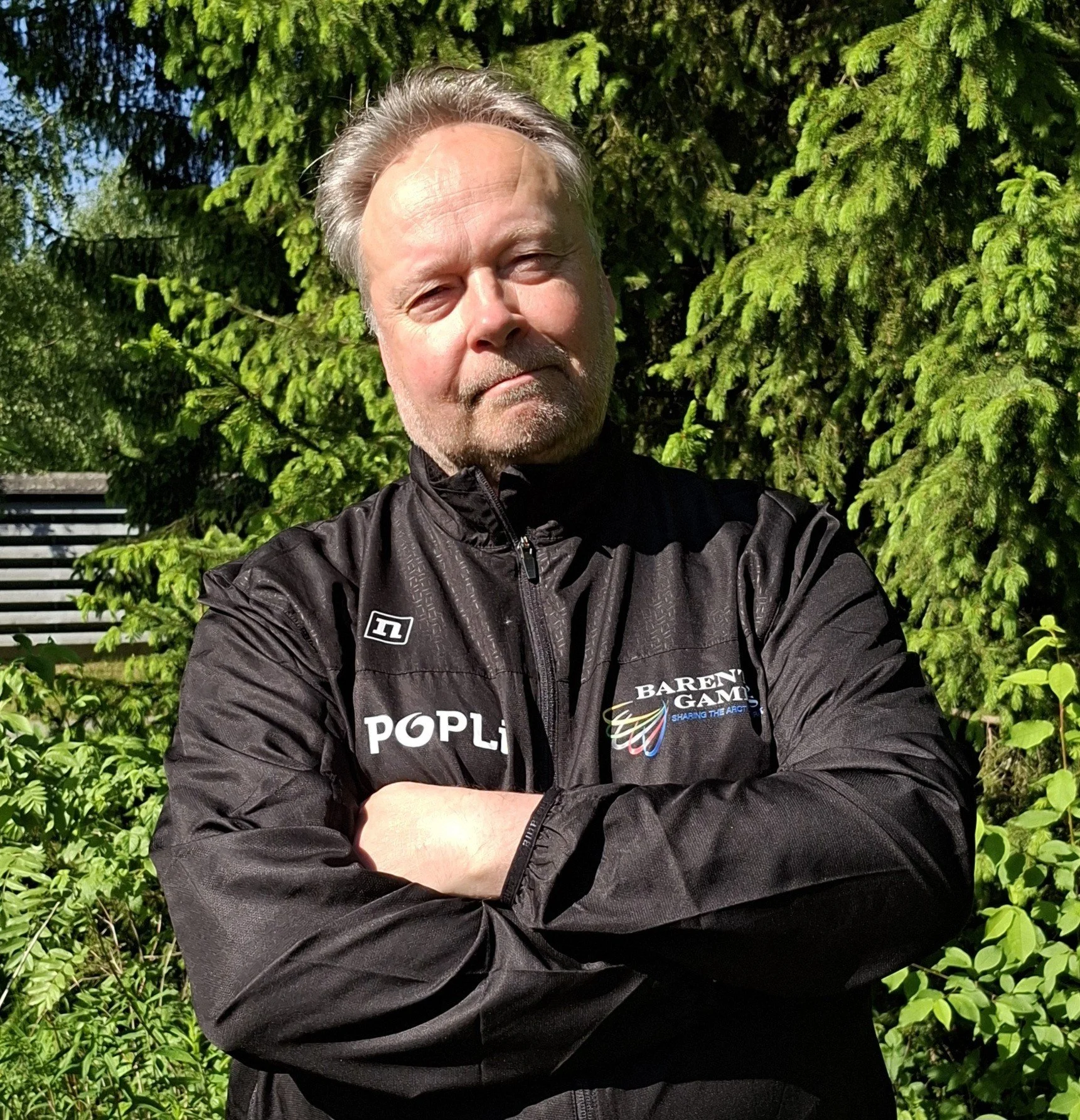 Competition manager Juha Laukka welcomes audience to the Barents Summer Games Oulu