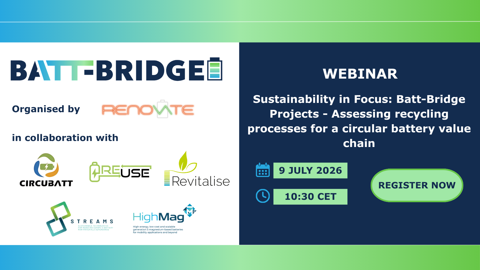 Sustainability in Focus: Webinar Co-organised by ReUse