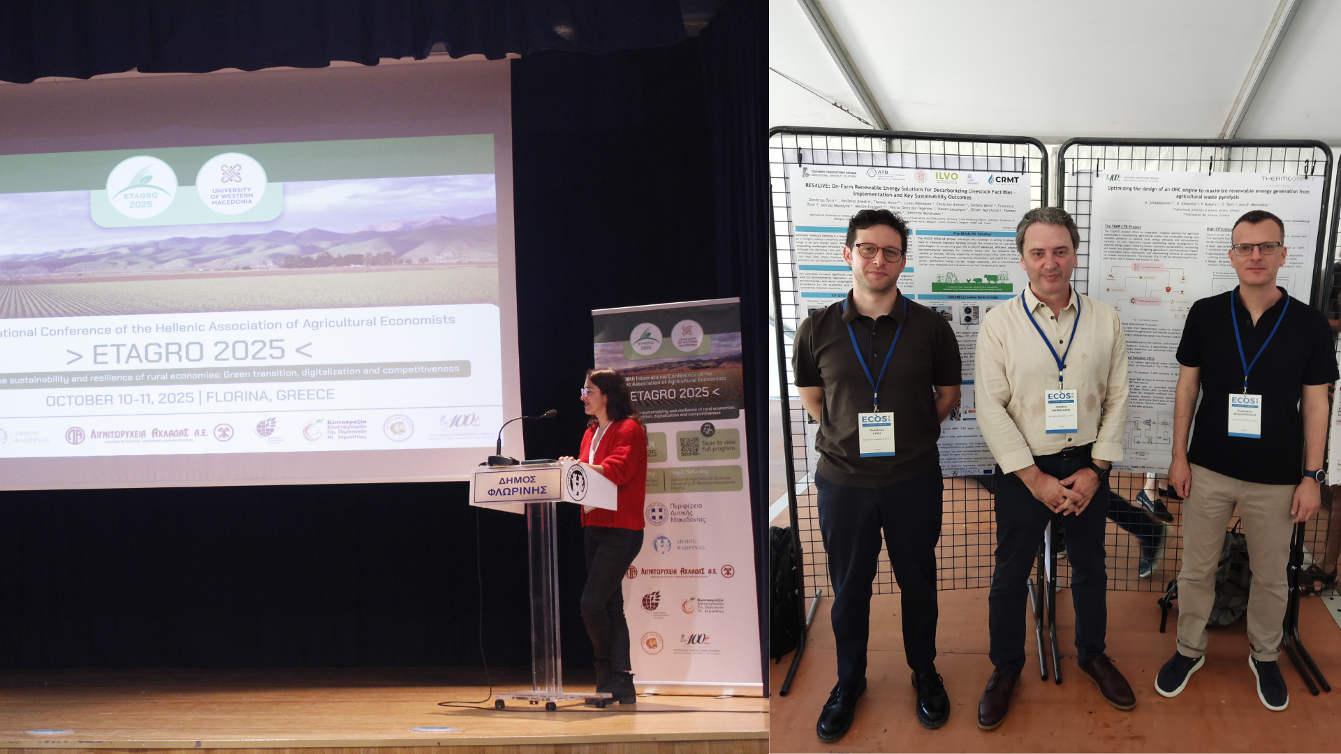 TEAPOTS presented at ECOS and ETAGRO 2025