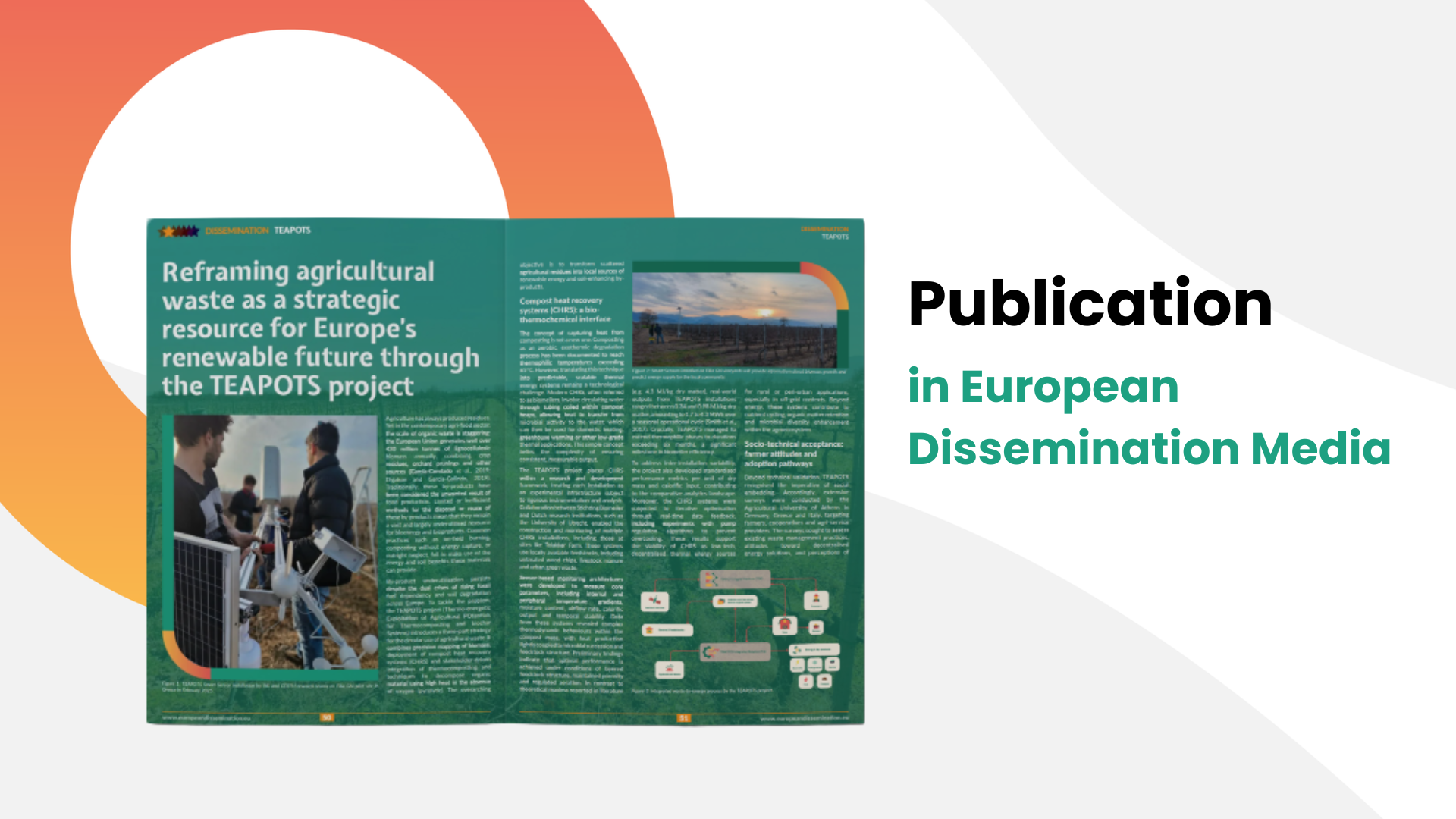 TEAPOTS Featured in European Dissemination Media (EDMA)