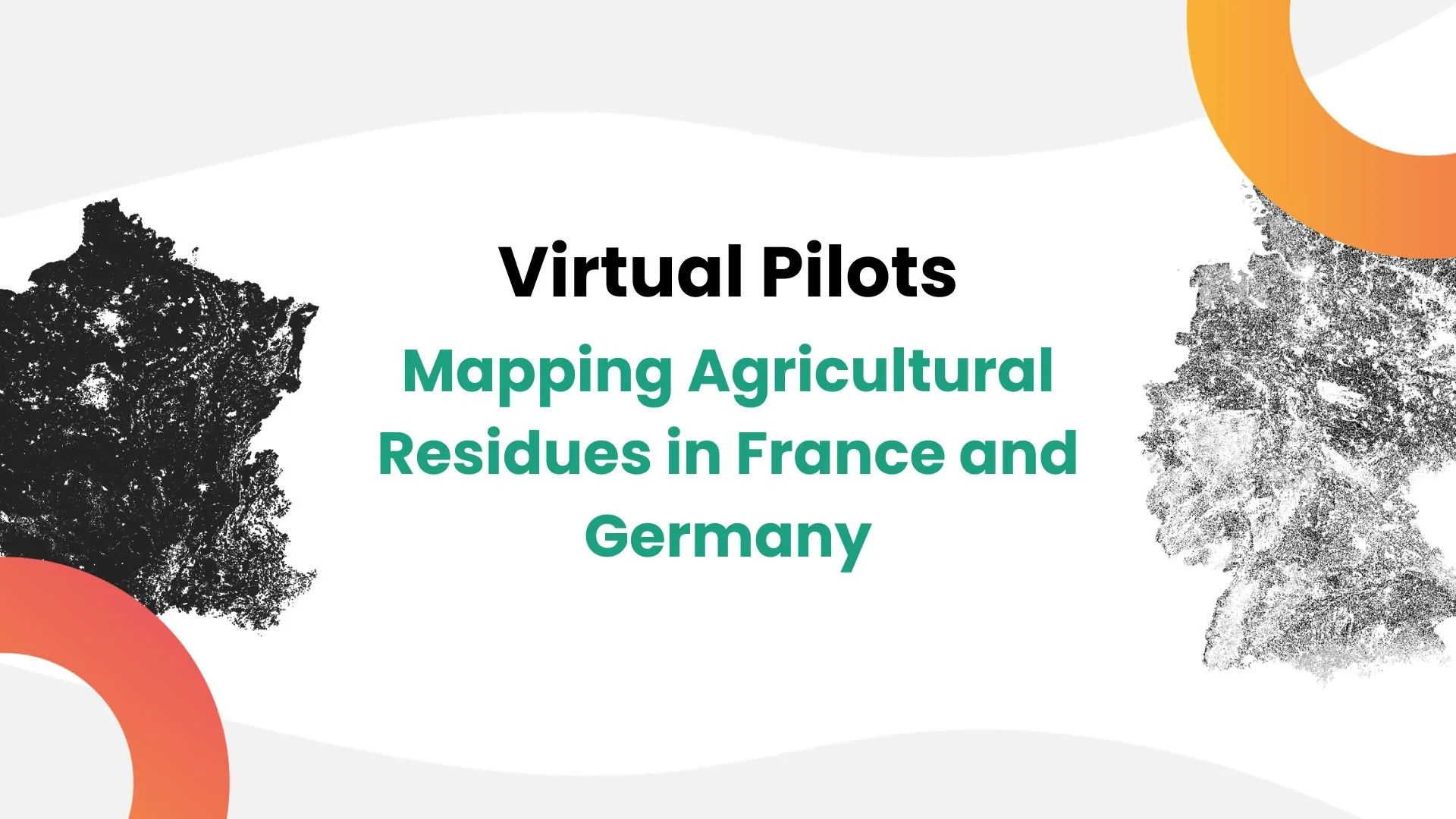 Virtual Pilots: Mapping Agricultural Residues in France and Germany