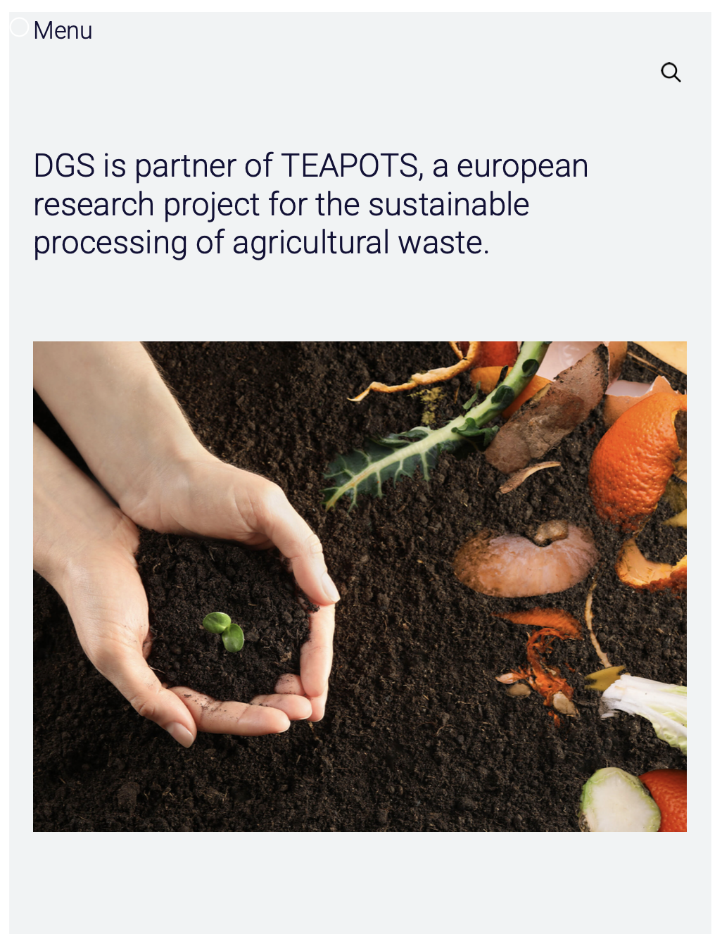 DGS highlights their role in TEAPOTS project