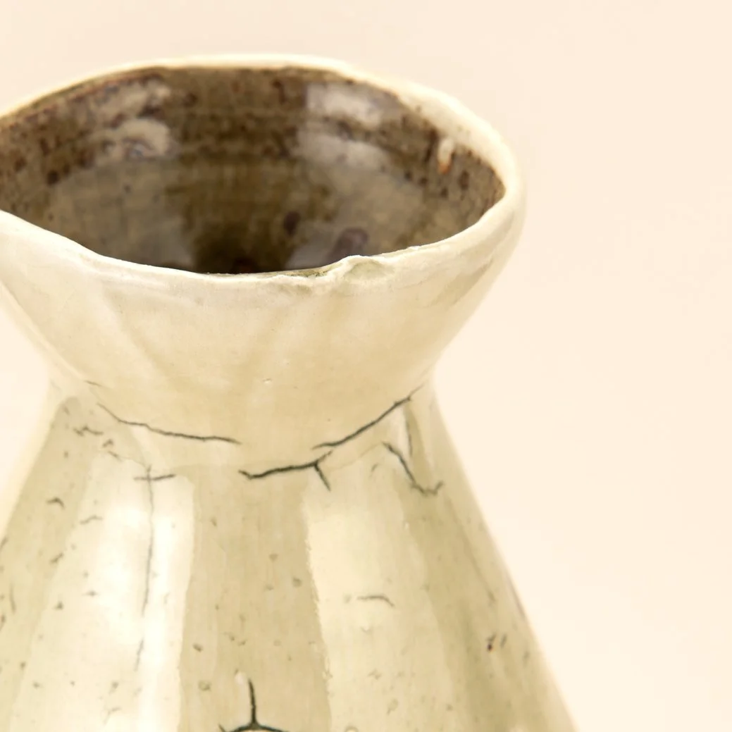Bottle vase detail product shot