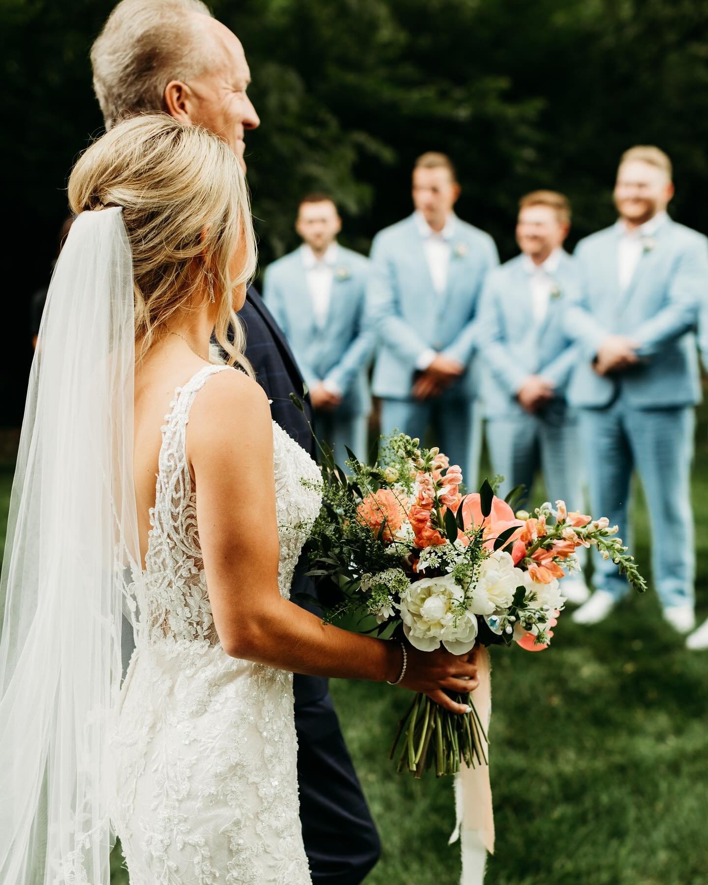 Spring wedding season is officially HERE!

Reminiscing on Nick + Katie&rsquo;s joyful day. The love was undeniable 🥹⁠
⁠
Katie&rsquo;s father walked her down the aisle, the couple exchanged personal vows, washed each others feet and took communion. ⁠