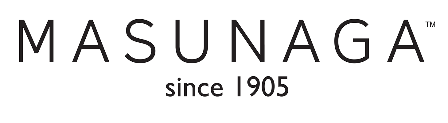 Logo for Masunaga, a company established in 1905.