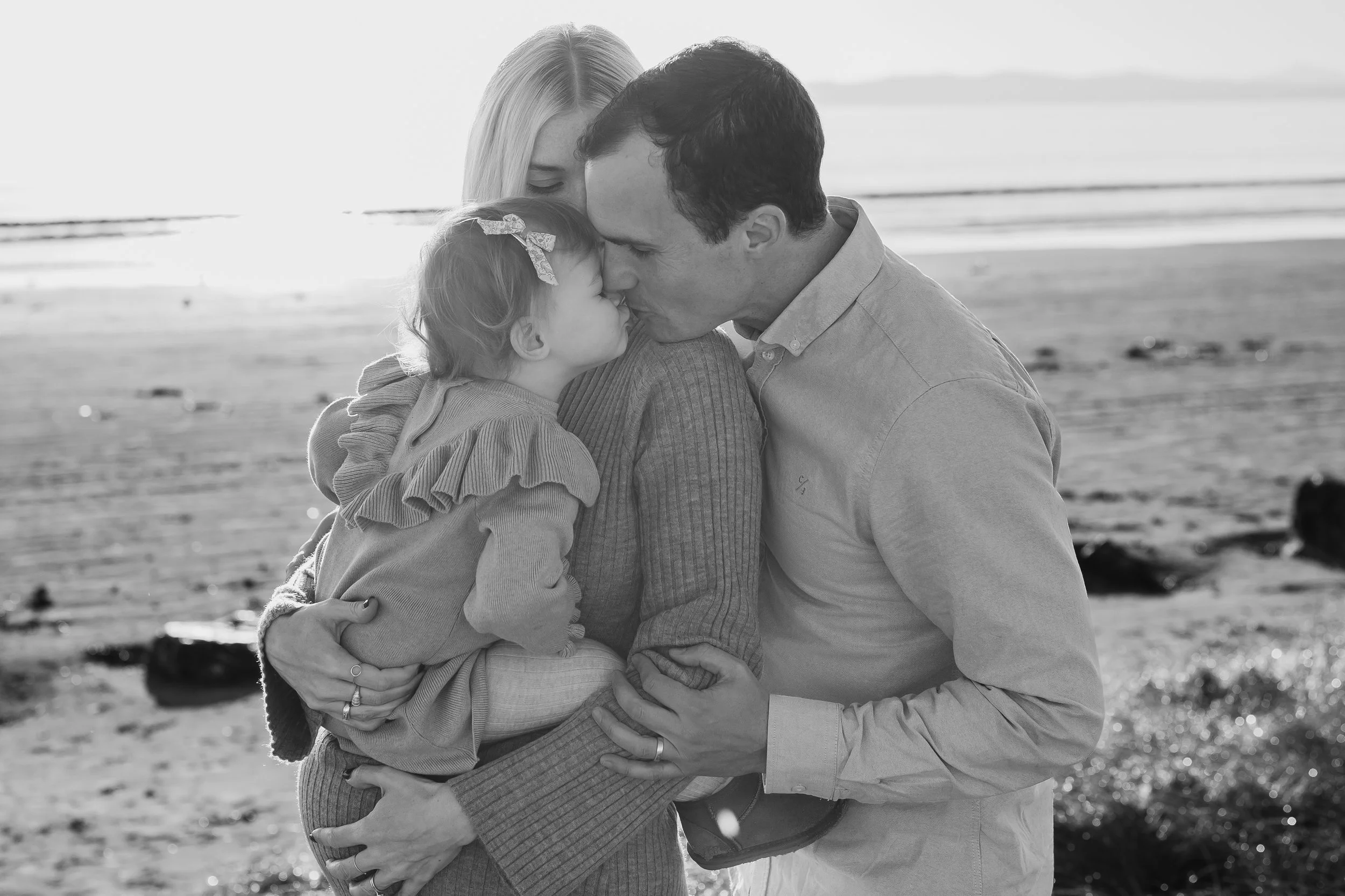 Family of 3 during Dublin Maternity photoshoot