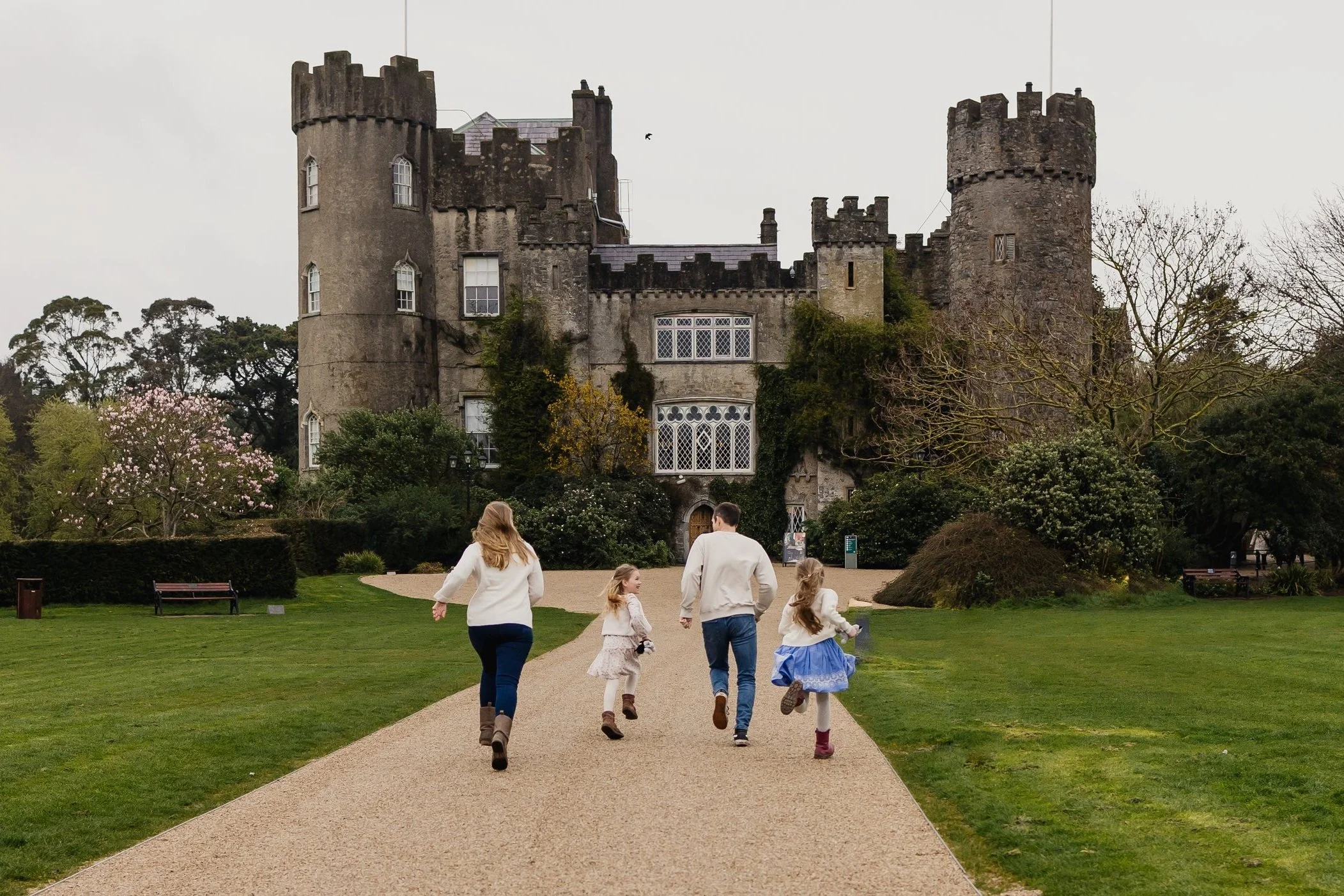Malahide castle family photoshoot