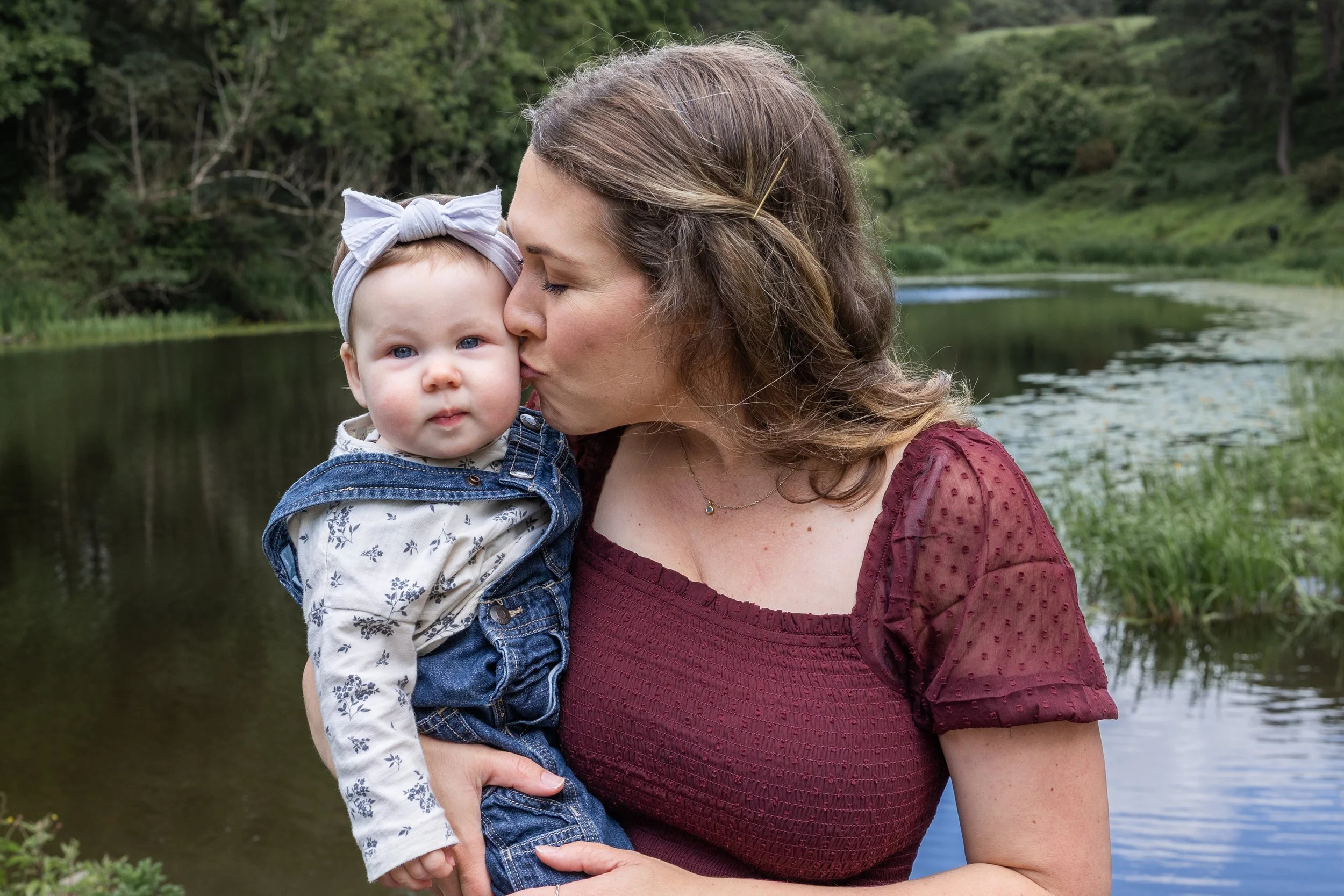 Mum and Baby During dublin park photoshoot