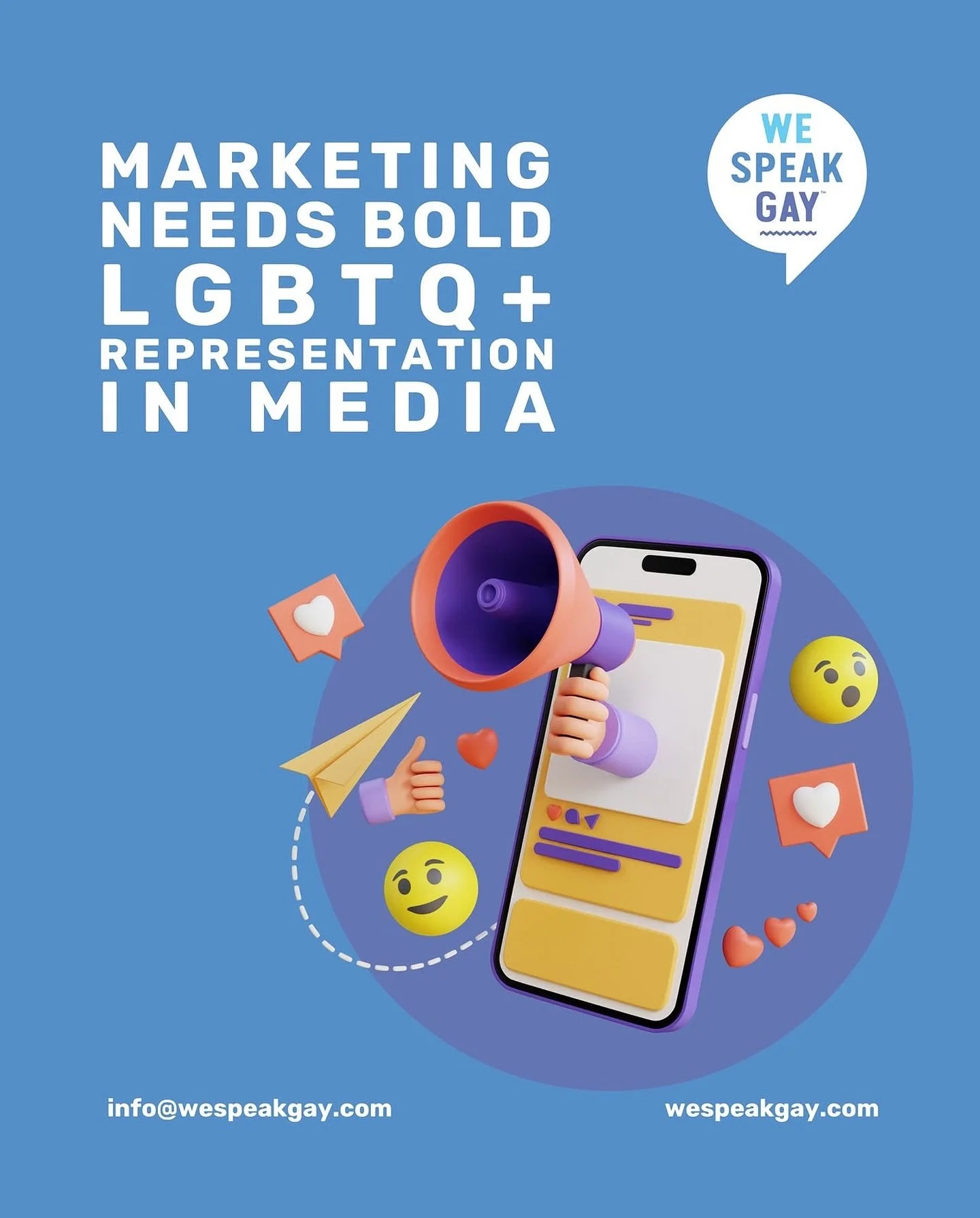 Marketing and media play a crucial role in shaping society&rsquo;s perceptions, values, and norms. The absence of LGBTQ+ representation in everyday ads, TV commercials, and public messaging sends an unintentional message: that these communities are n