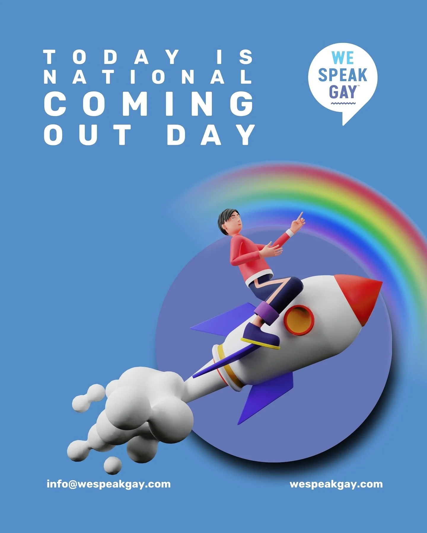 Today is National Coming Out Day.
And yes, it’s more important than ever.
Coming out isn’t just one moment—it’s a whole journey.
It’s the courage of saying this is who I am, even when the world makes it hard to do so.