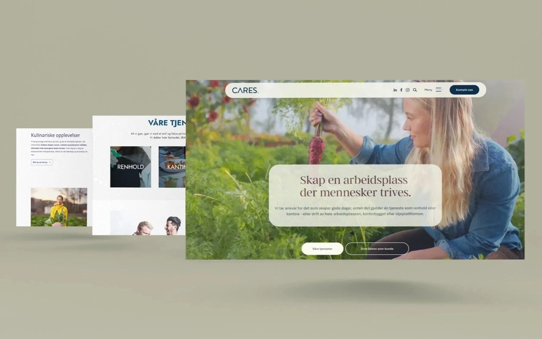 Då to ulike selskap skulle møtast på éi nettside