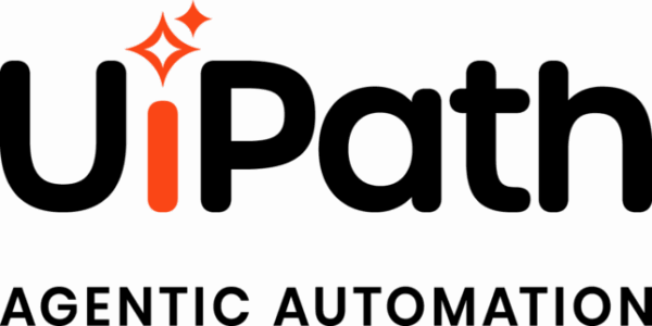 Logo with the word 'uPath' and the phrase 'Agentic Automation' underneath, featuring stars above the 'i' in 'uPath'.
