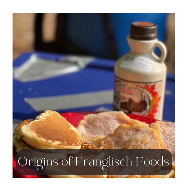 Pancakes, maple syrup, Canadian bacon - our food traditions start somewhere
