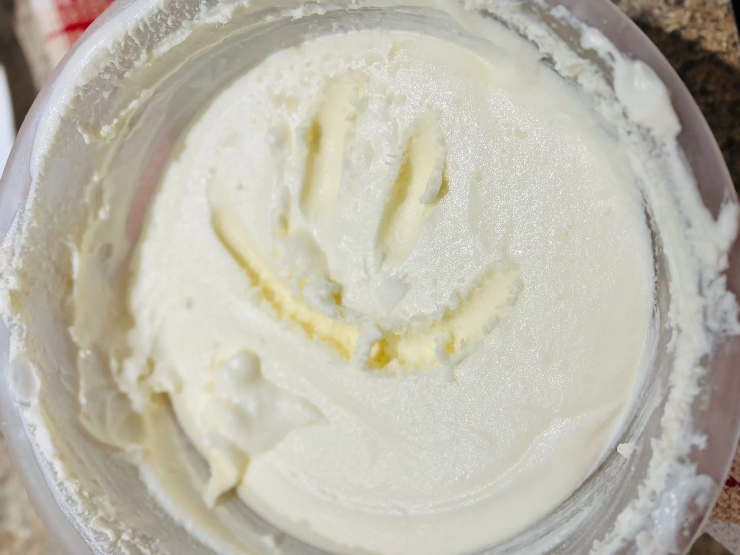 Not all it's cracked up to be, this version of snow ice cream doesn't use any actual snow.