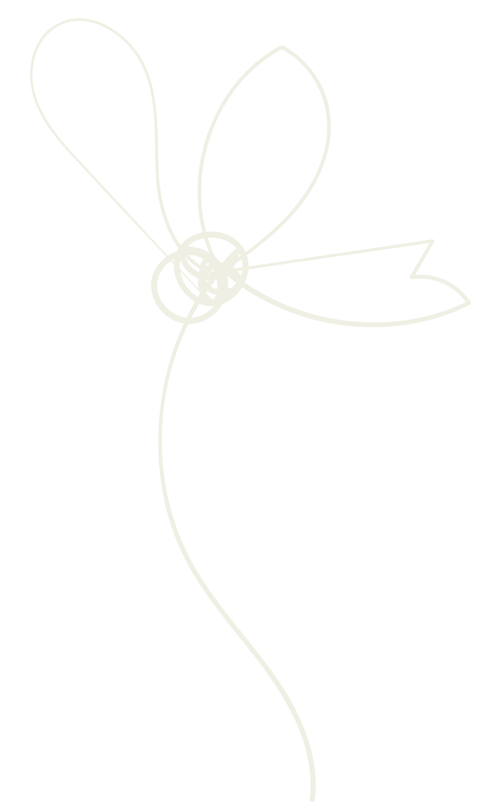 Eine minimalistische schwarze und weiße Illustration eines Schmetterlings aus Linien auf schwarzem Hintergrund.