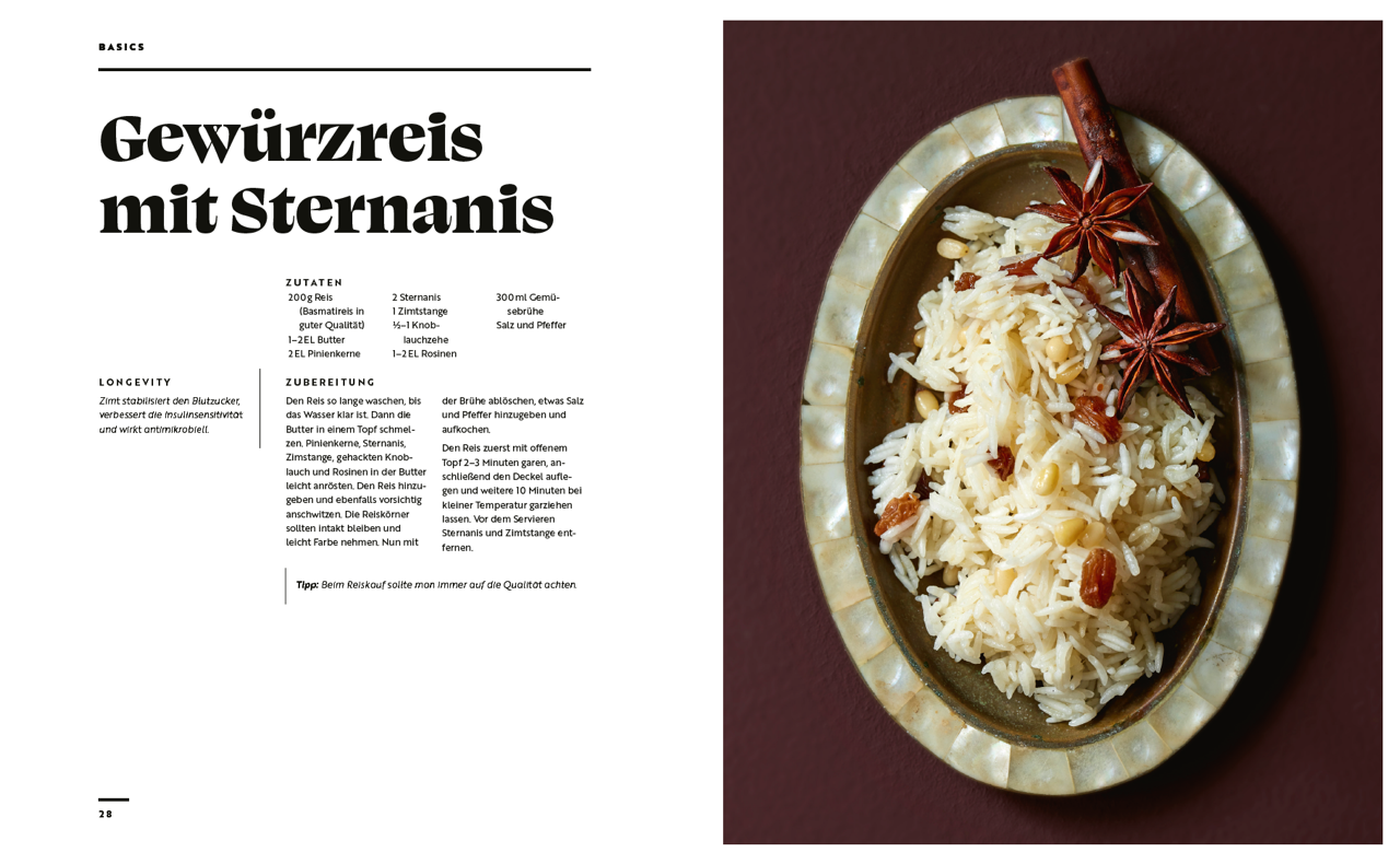 Gewürzreis mit Sternanis