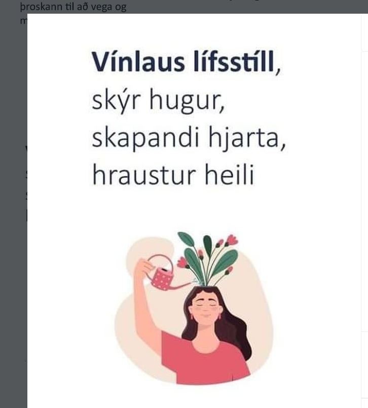 Að breyta um lífsstíl