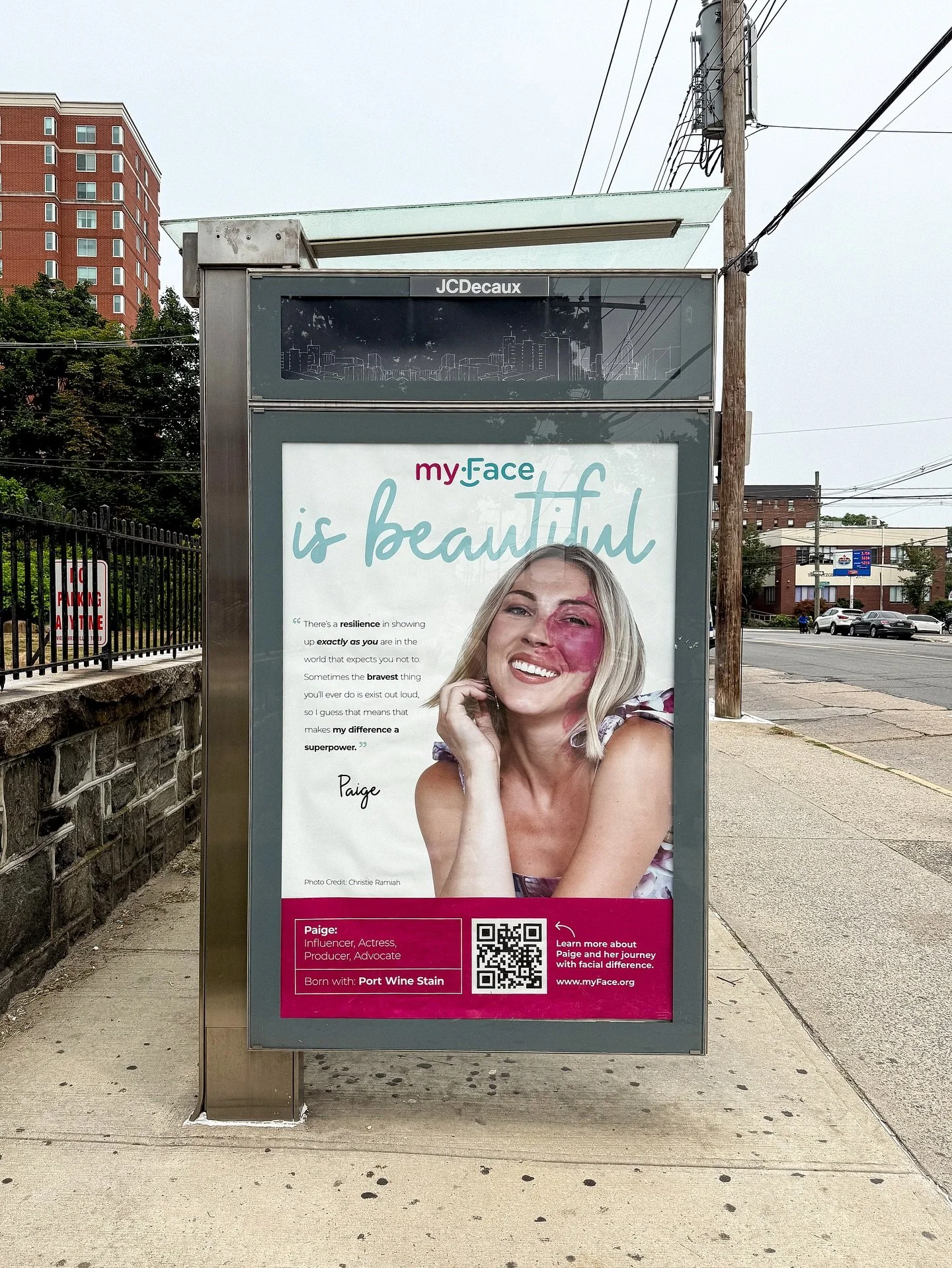 Creative Directing bus ads and billboards featuring the extraordinarily beautiful faces of the @myfaceorg community &mdash; and seeing them proudly displayed across NYC, Chicago, and Boston &mdash; has been a true highlight of my year. Catching them 