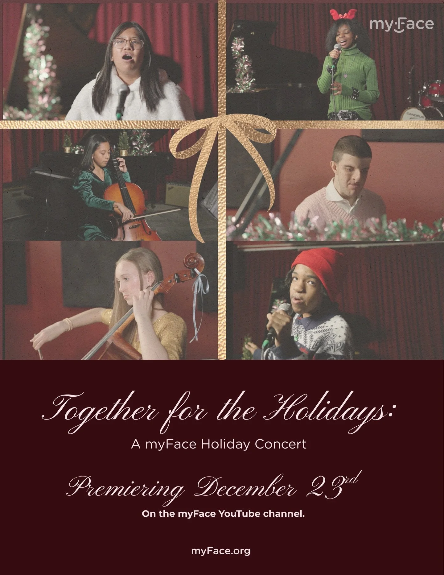 I was lucky enough to get a sneek preview of this extraordinary holiday special with musical appearances  by my friends @myfaceorg just for YOU! Like everything else the myFace community touches, your heart will grow in ways you never thought it coul