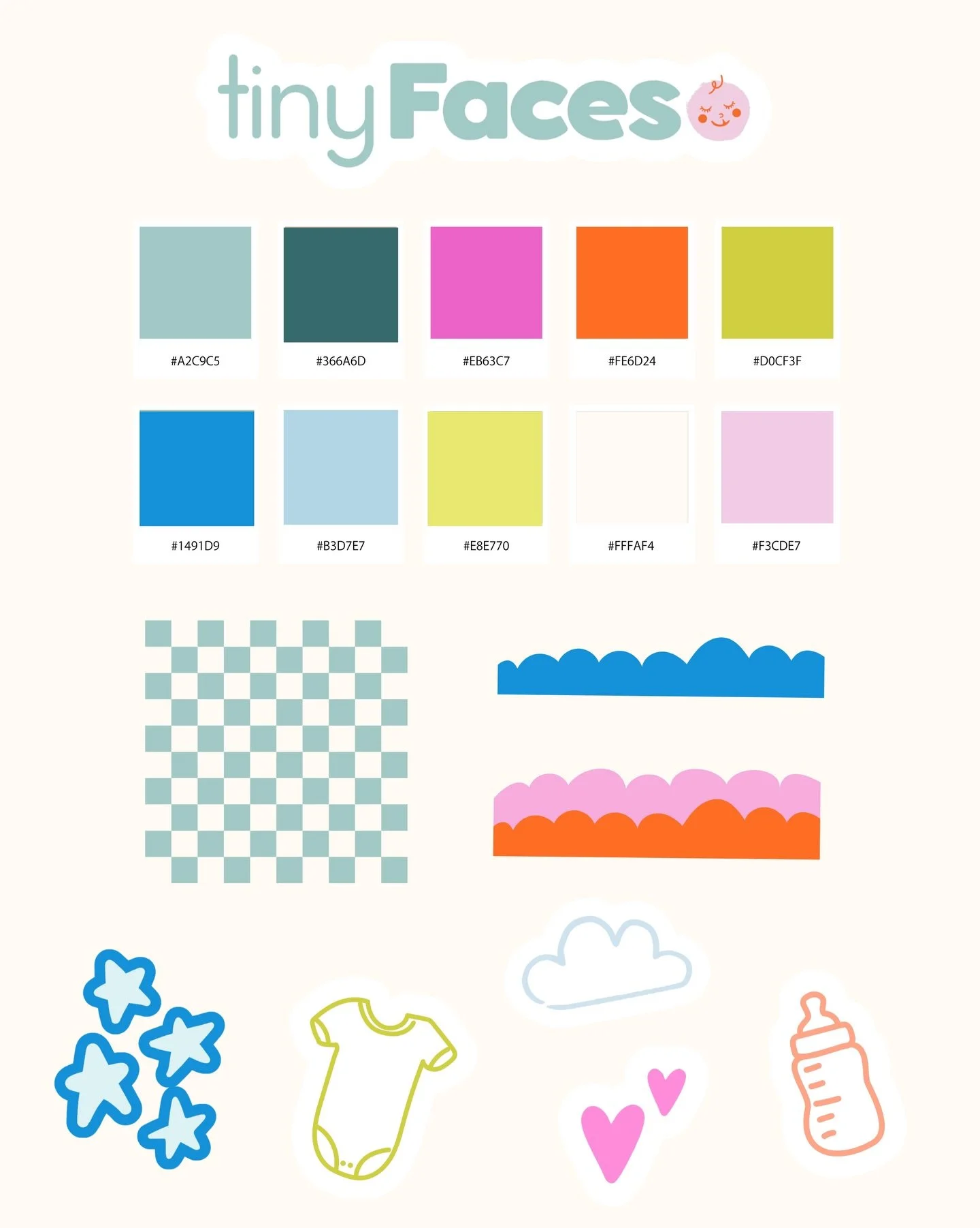 The tinyFaces branding screams we need to be stickers. And I&rsquo;m so here for it! 🩷🩵 (@myfaceorg)