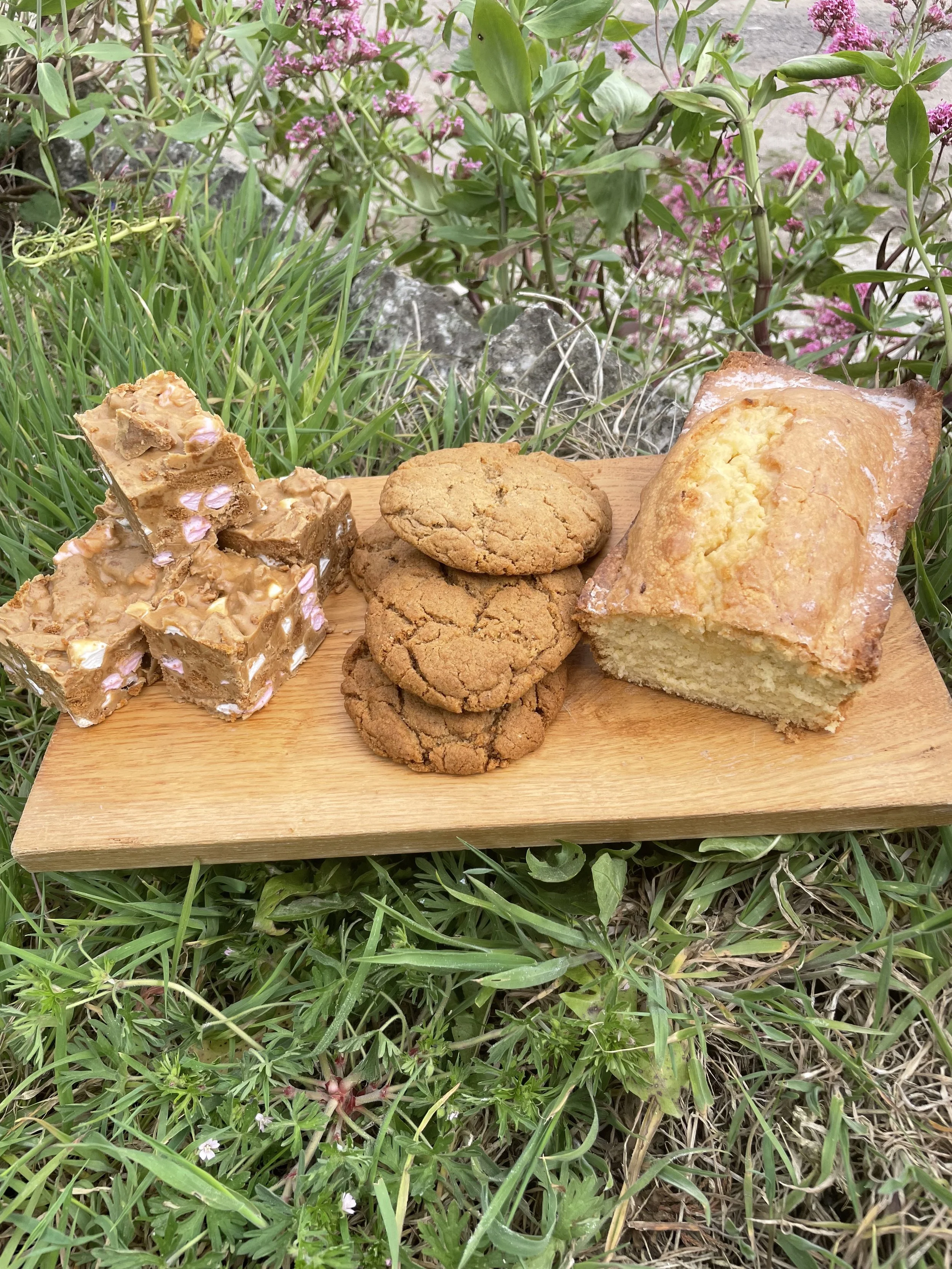 Cakes available in the shop 