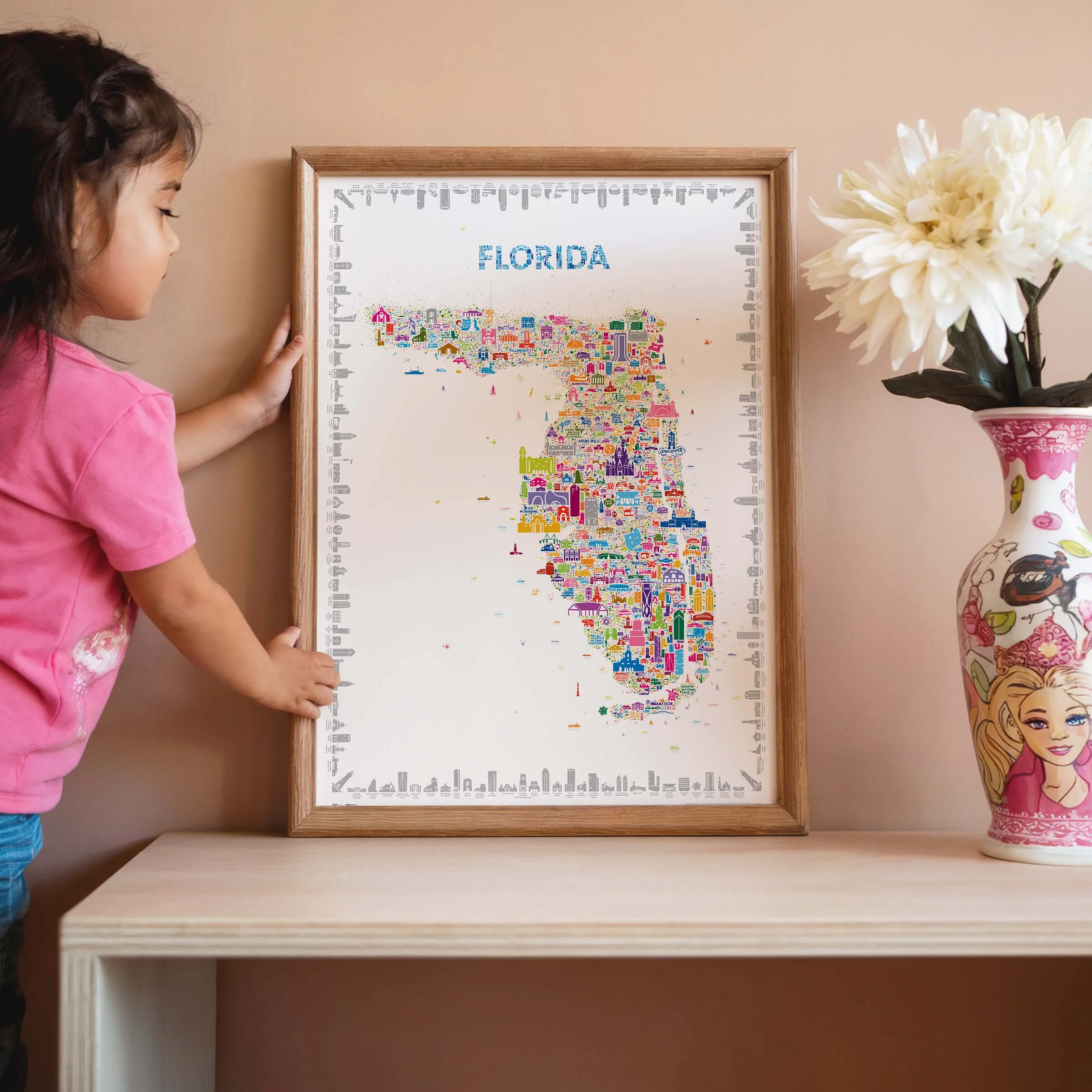 The map invites curiosity, discovery, and the pleasure of noticing one icon at a time.