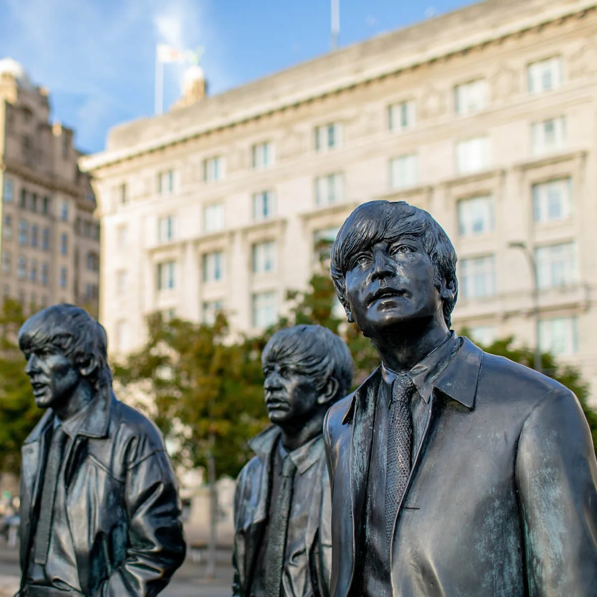 Beatles statues Liverpool