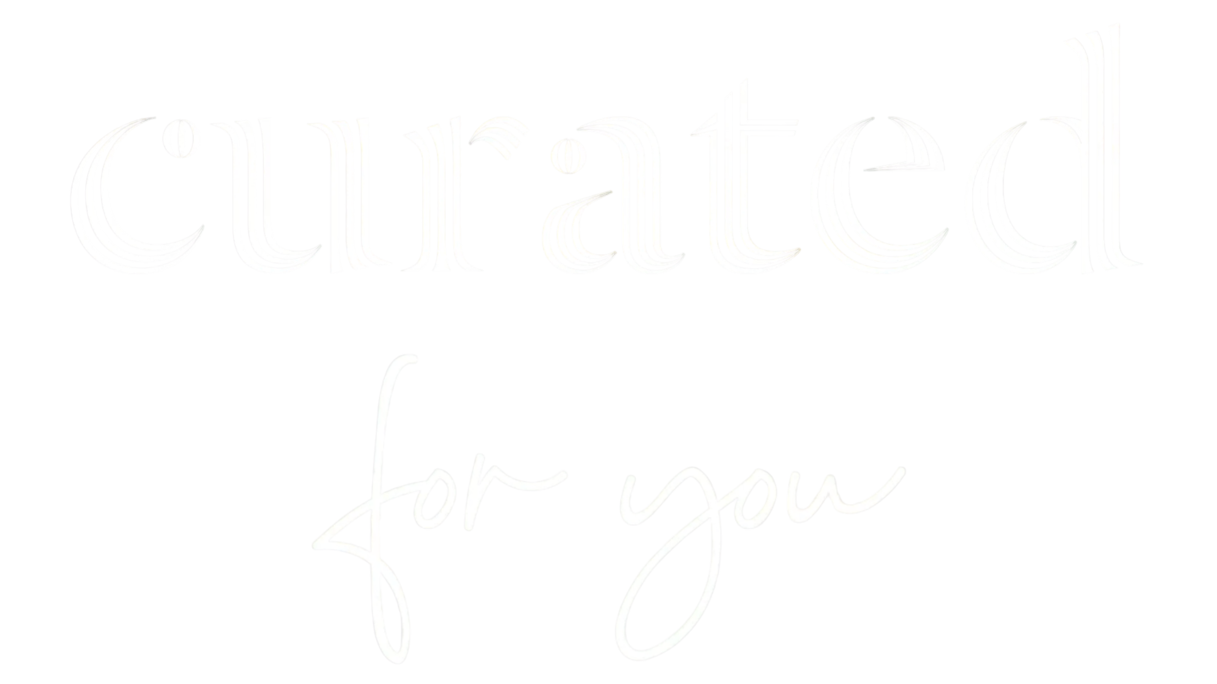 A digitally distorted neon sign reading 'contact for you' with black background.