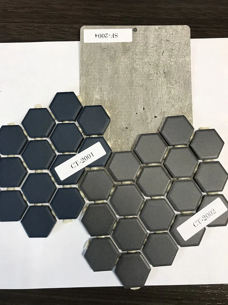 Photo from the client of their tile selection - that's how detail obsessed I can be. But I know from experience that the more realistic and believable the model, the better shot at getting the gig.