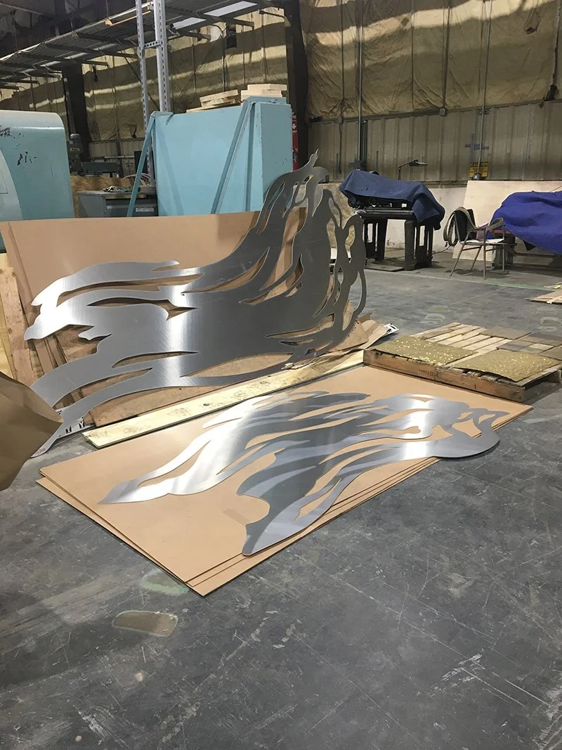 Now the real fun begins up at Polich Tallix near Newburgh, NY, among the best fine art fabricators in the world, but even more importantly, incredibly fine people. Mike List, their Manufacturing Manager, somehow finds time to almost singlehandedly ma