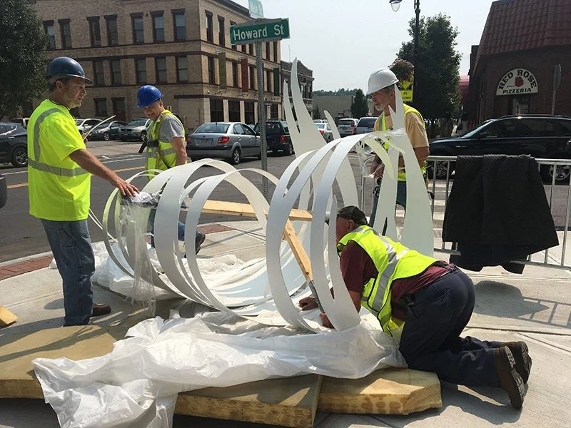 Sculpture or whale ribcage? You decide!