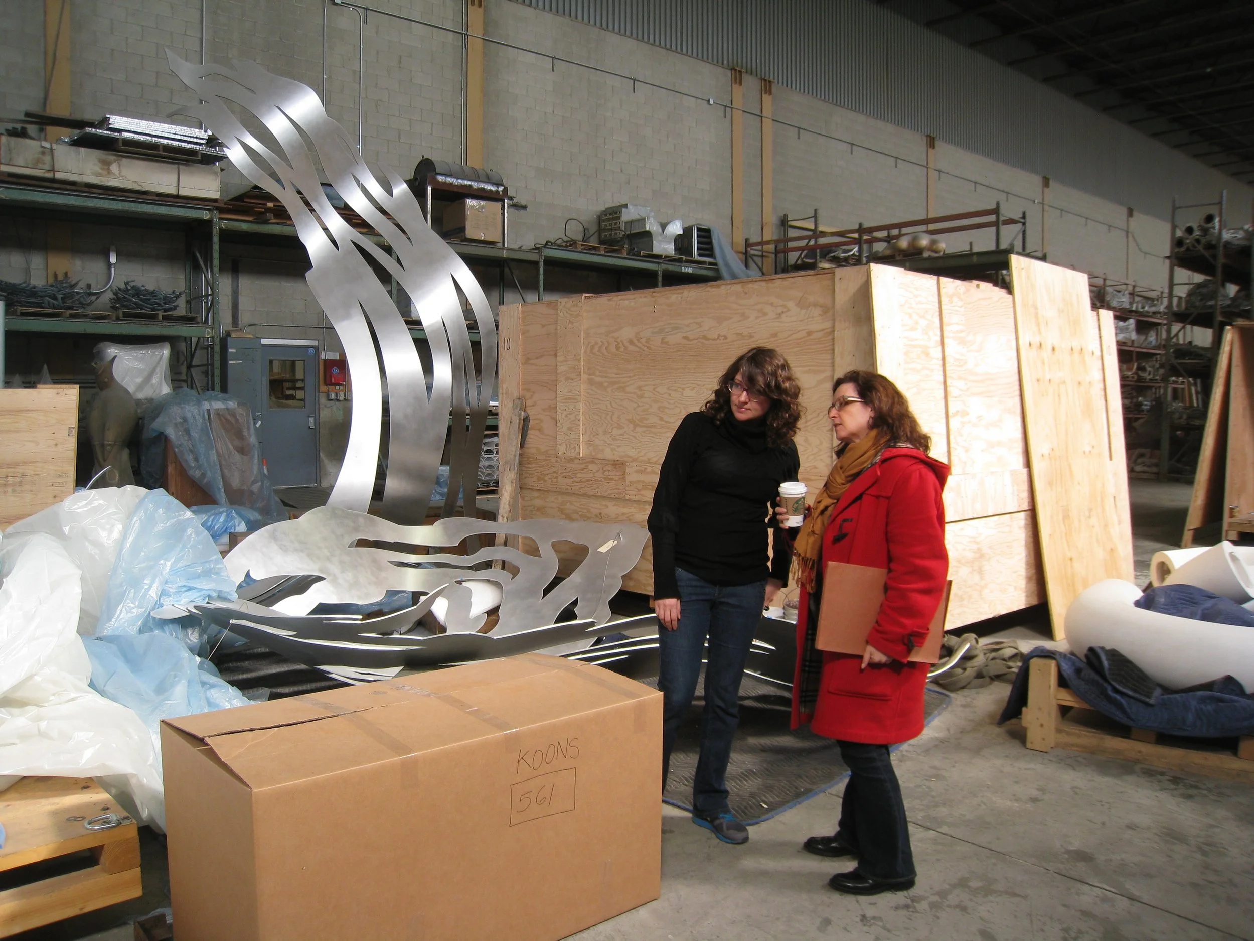 Taking in the long view with Amy.