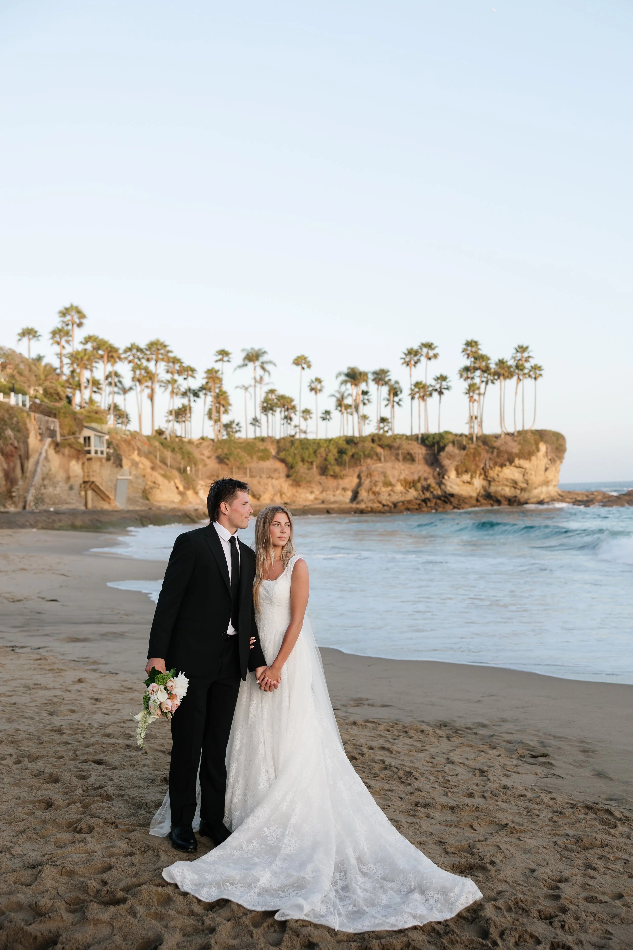 bridal portraits in laguna beach california wedding photographer