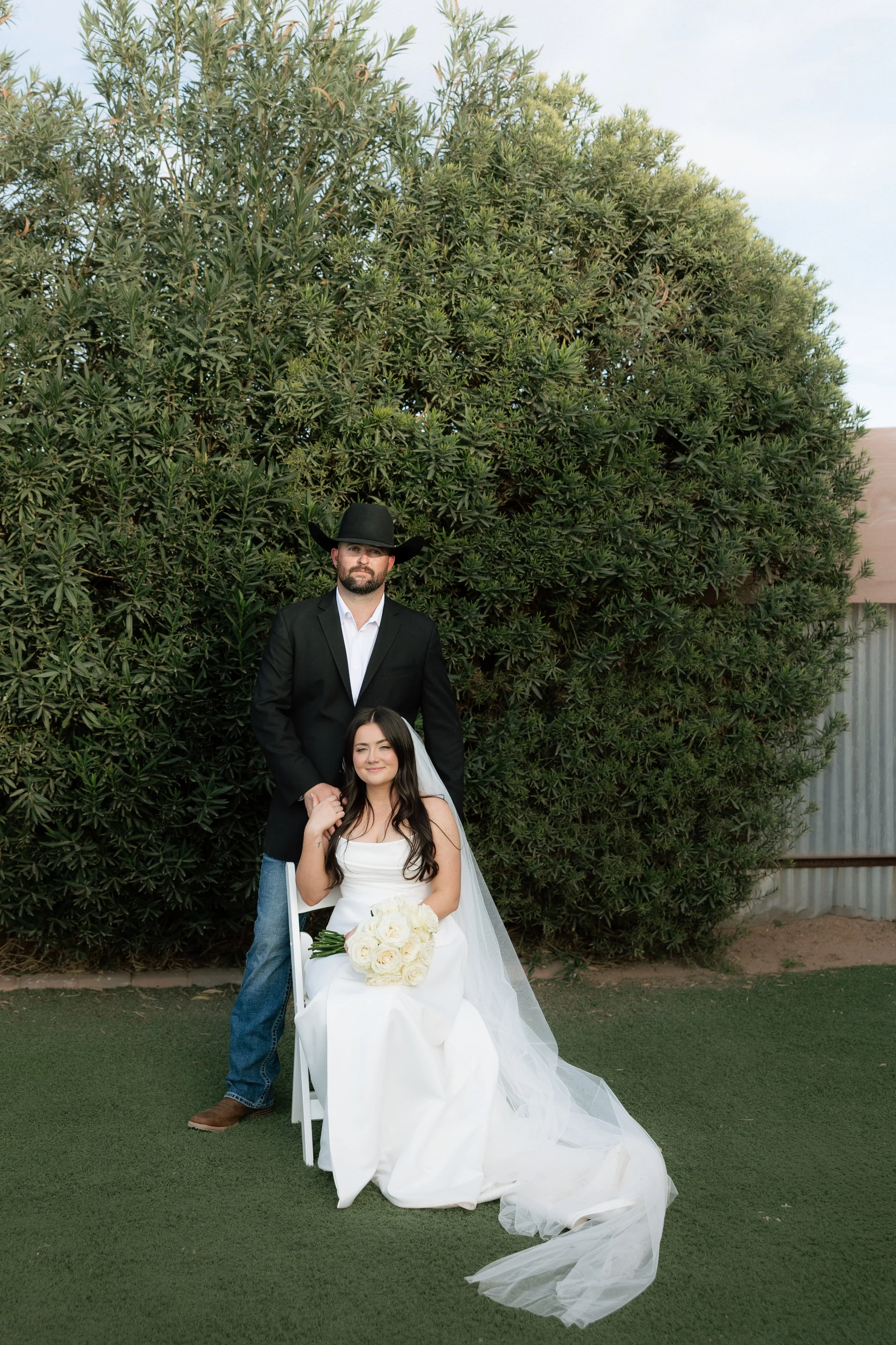 bride and groom formal photos