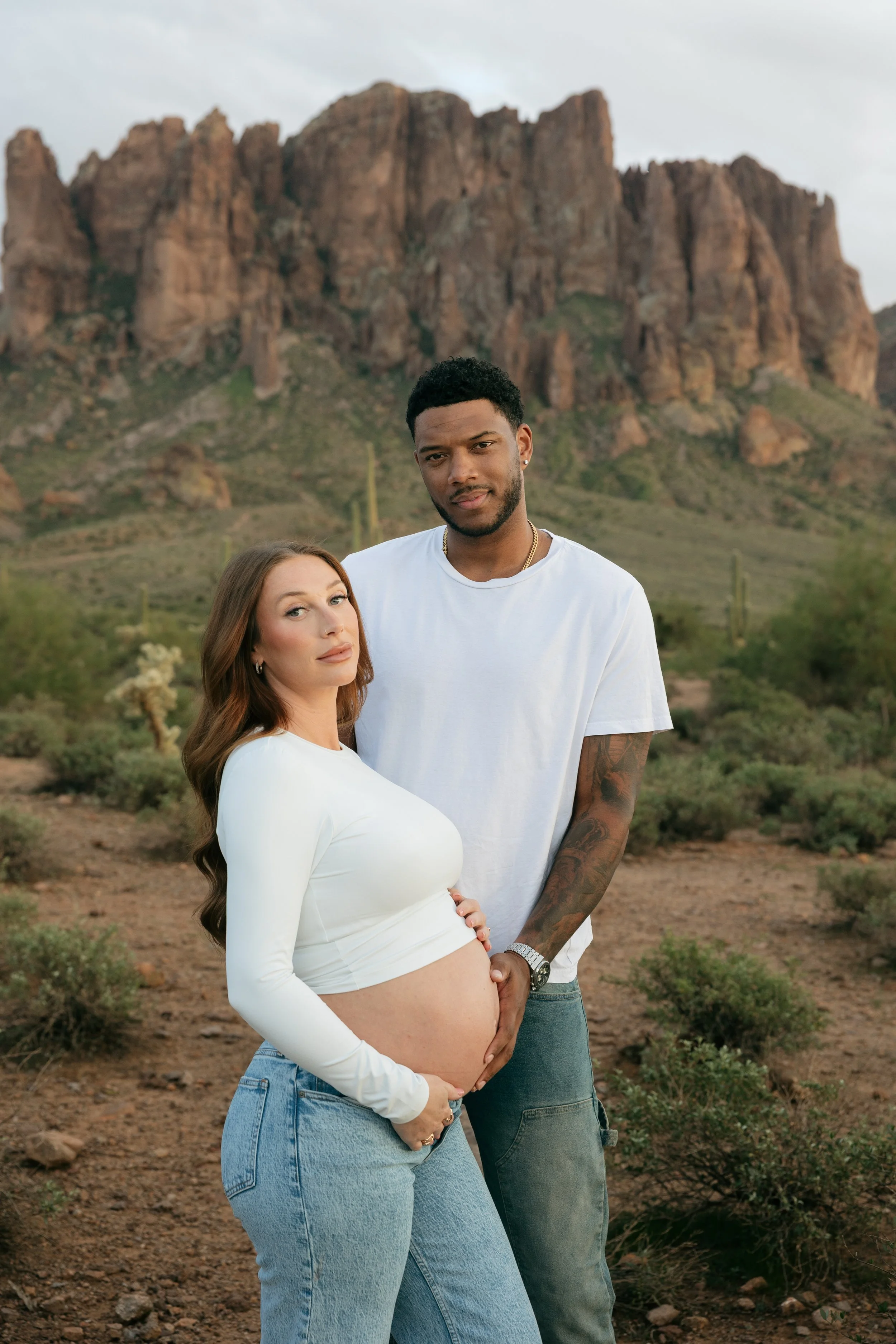 luxury editorial maternity photographer phoenix arizona