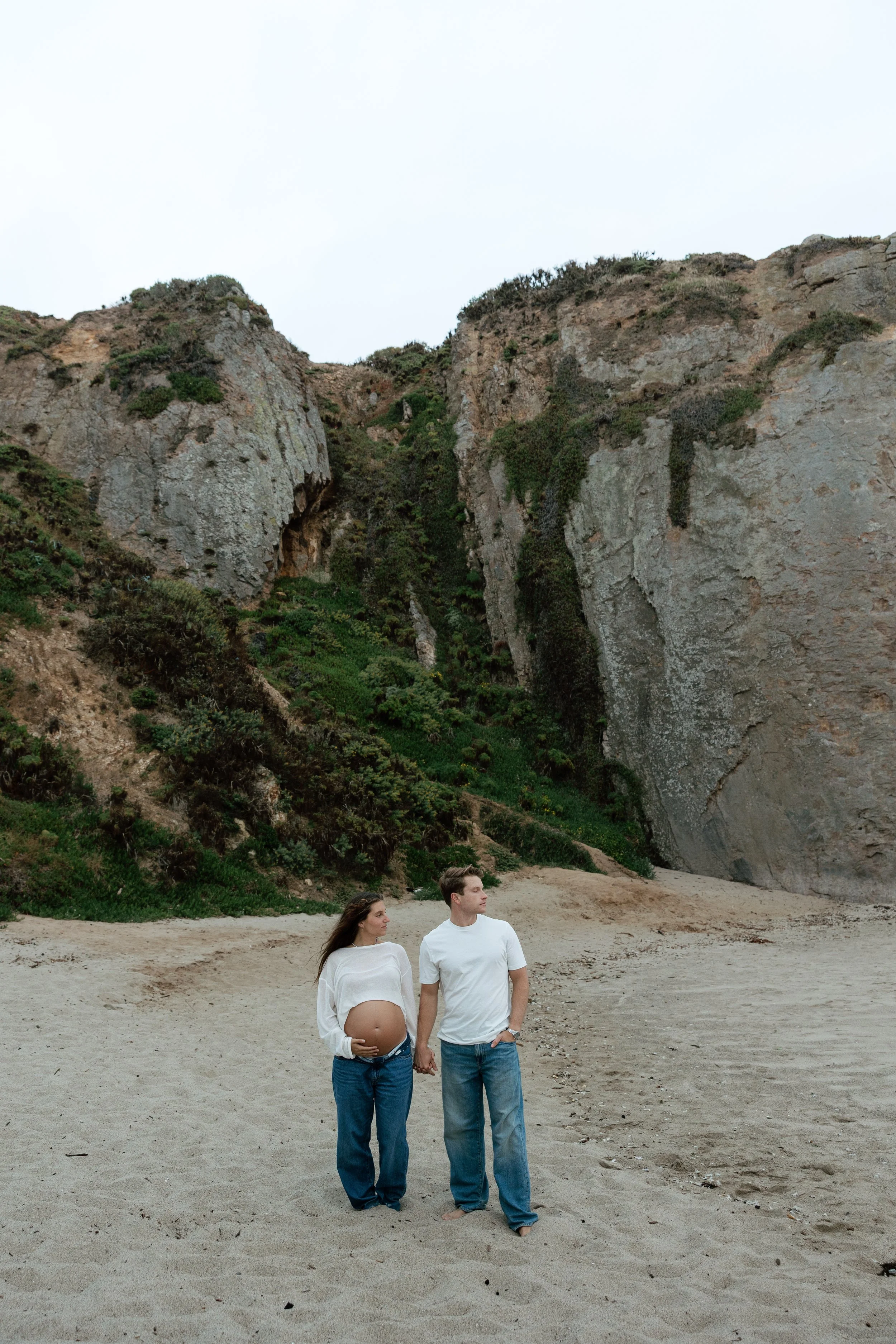 point dume state beach maternity photos