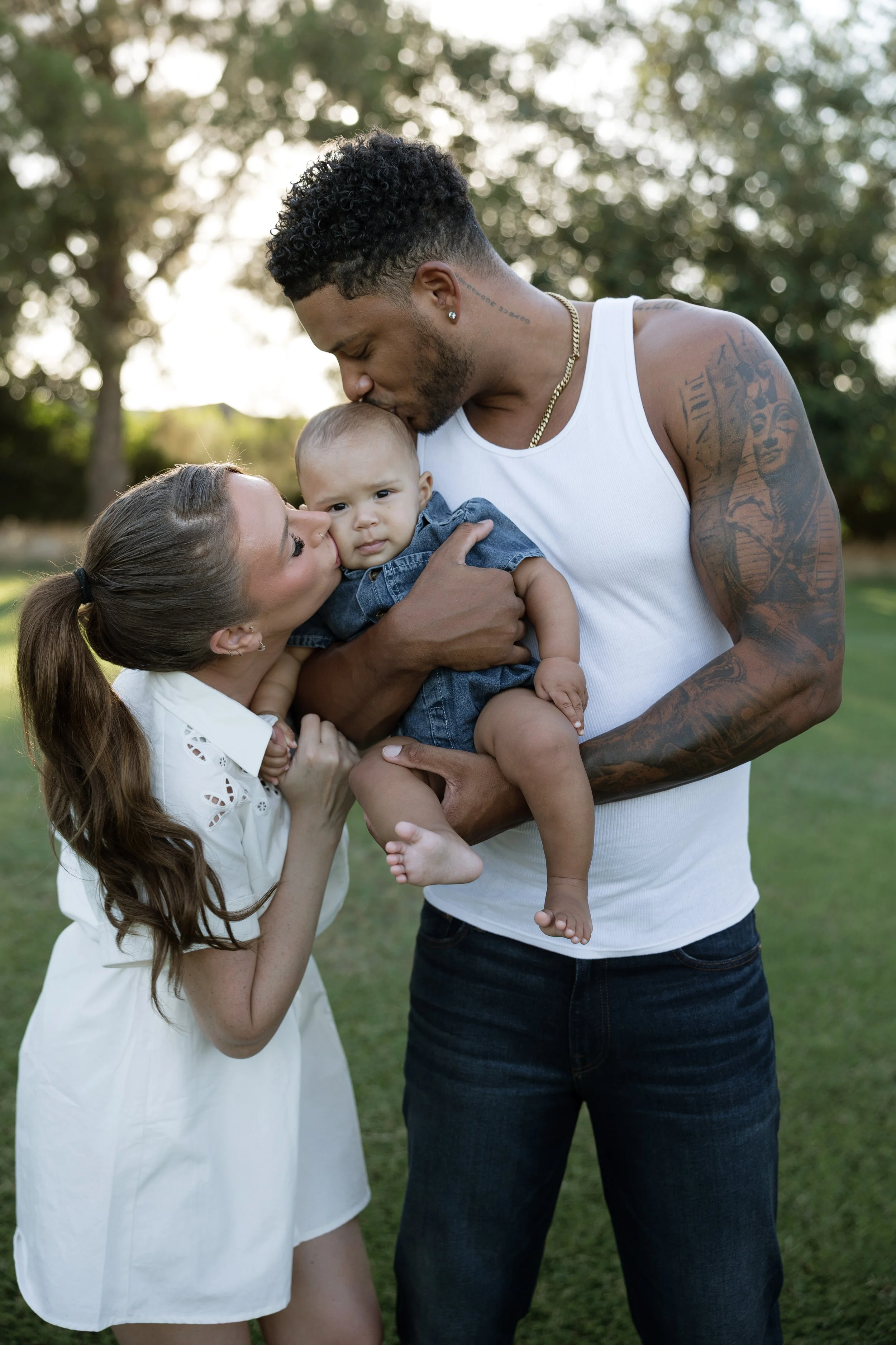 Family session in Arizona with candid moments and genuine connection