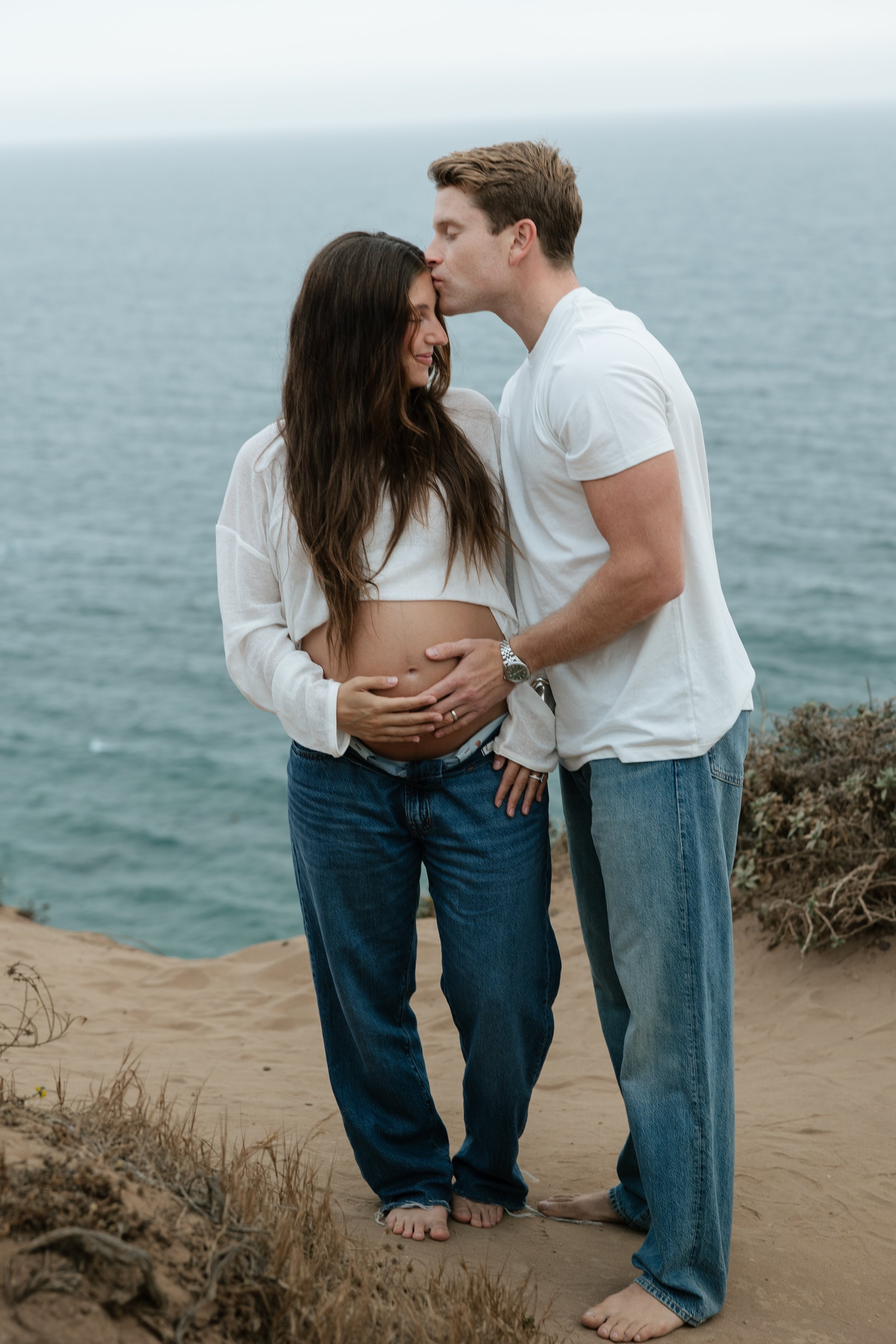 Point Dume maternity session
